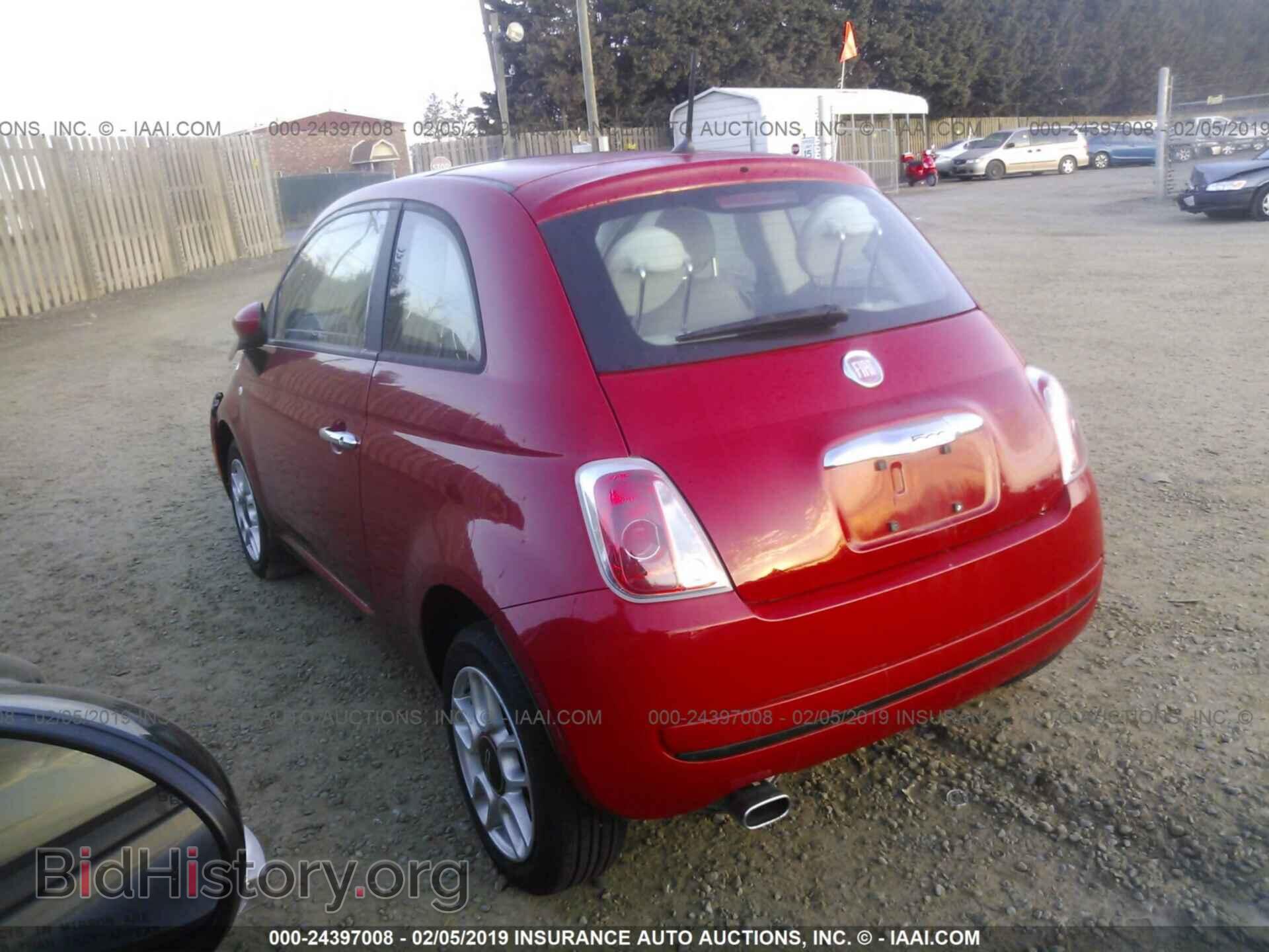2012 FIAT 500 - VIN: 3C3CFFAR0CT382778 - Фото 3