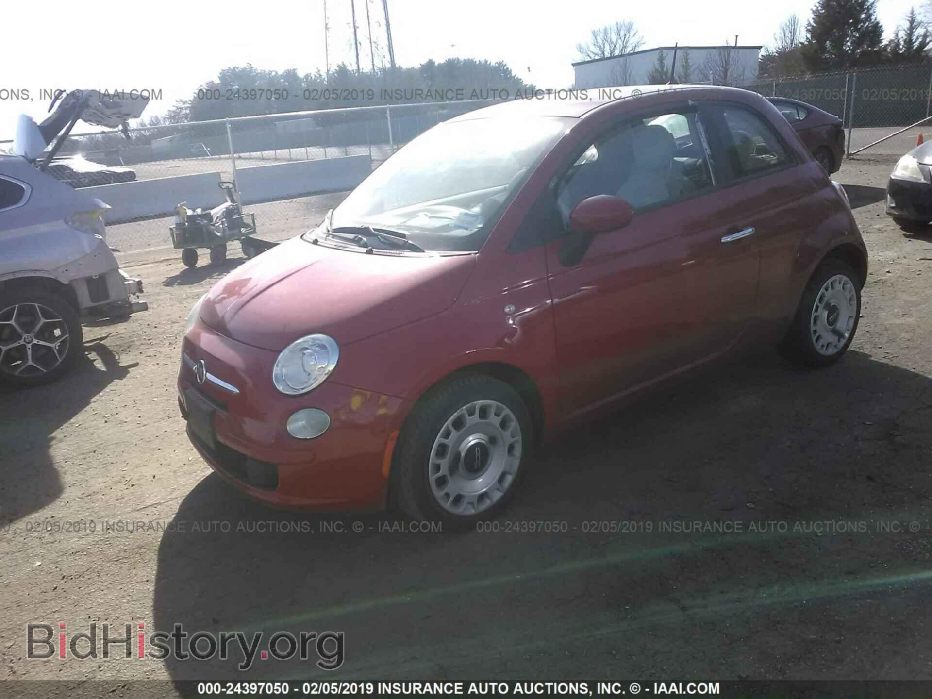 2012 FIAT 500 - VIN: 3C3CFFAR7CT381501 - Фото 2