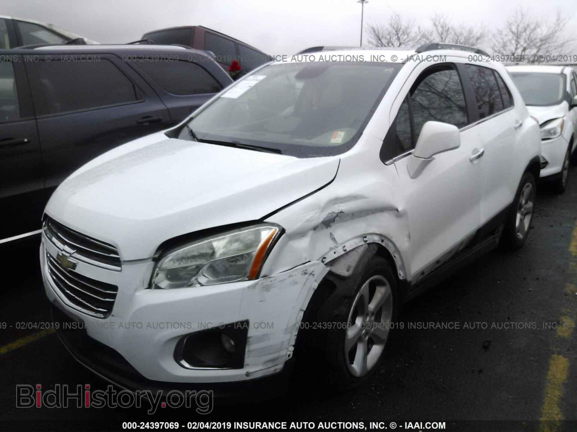 2015 CHEVROLET TRAX - VIN: 3GNCJTSB2FL206000 - Фото 2