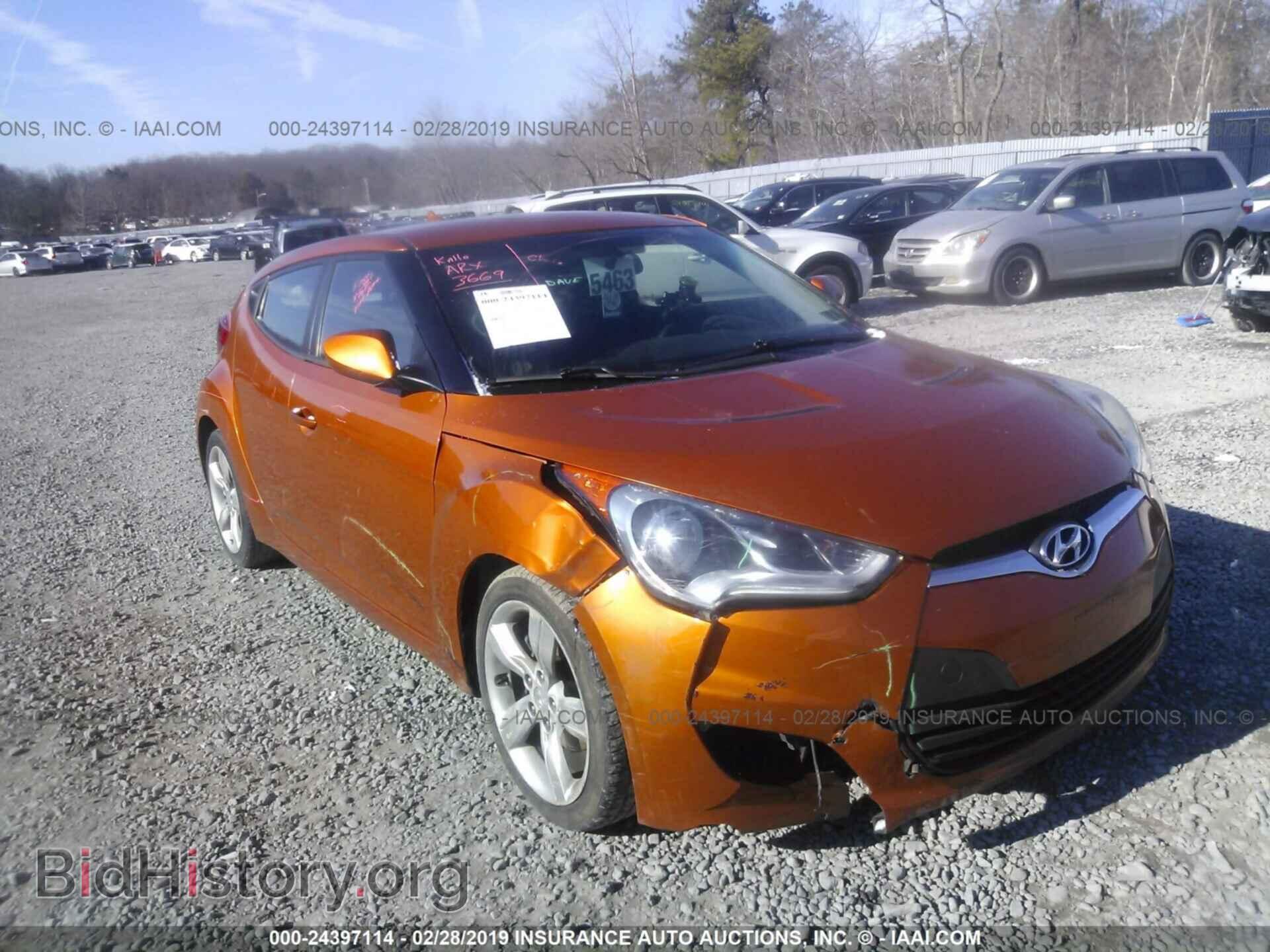 Photo KMHTC6AD8CU035239 - HYUNDAI VELOSTER 2012