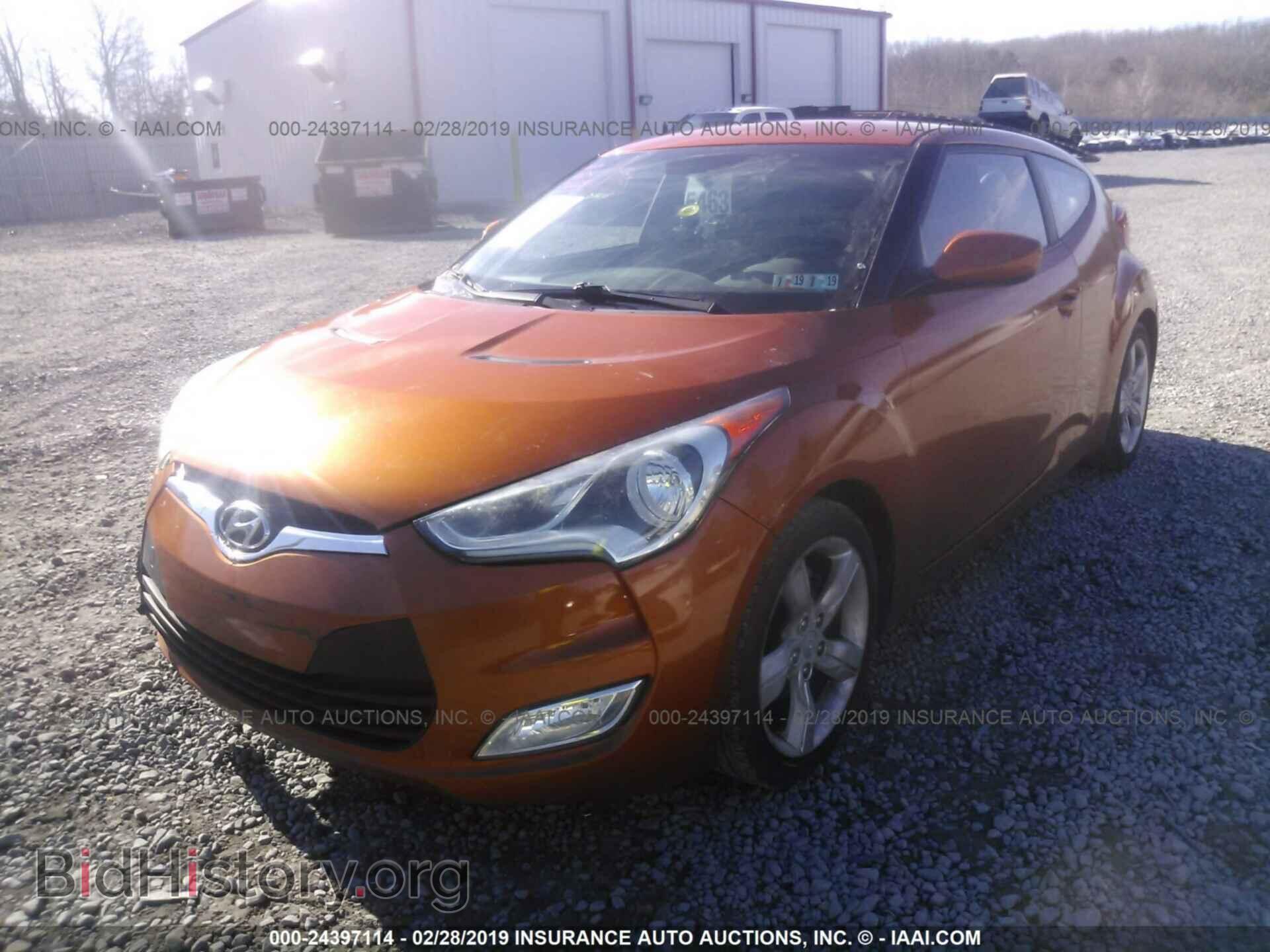 2012 HYUNDAI VELOSTER - VIN: KMHTC6AD8CU035239 - Фото 2