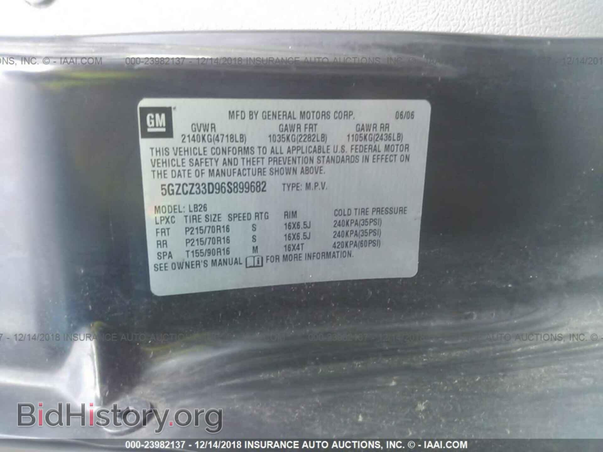 2006 SATURN VUE - VIN: 5GZCZ33D96S899682 - Фото 9