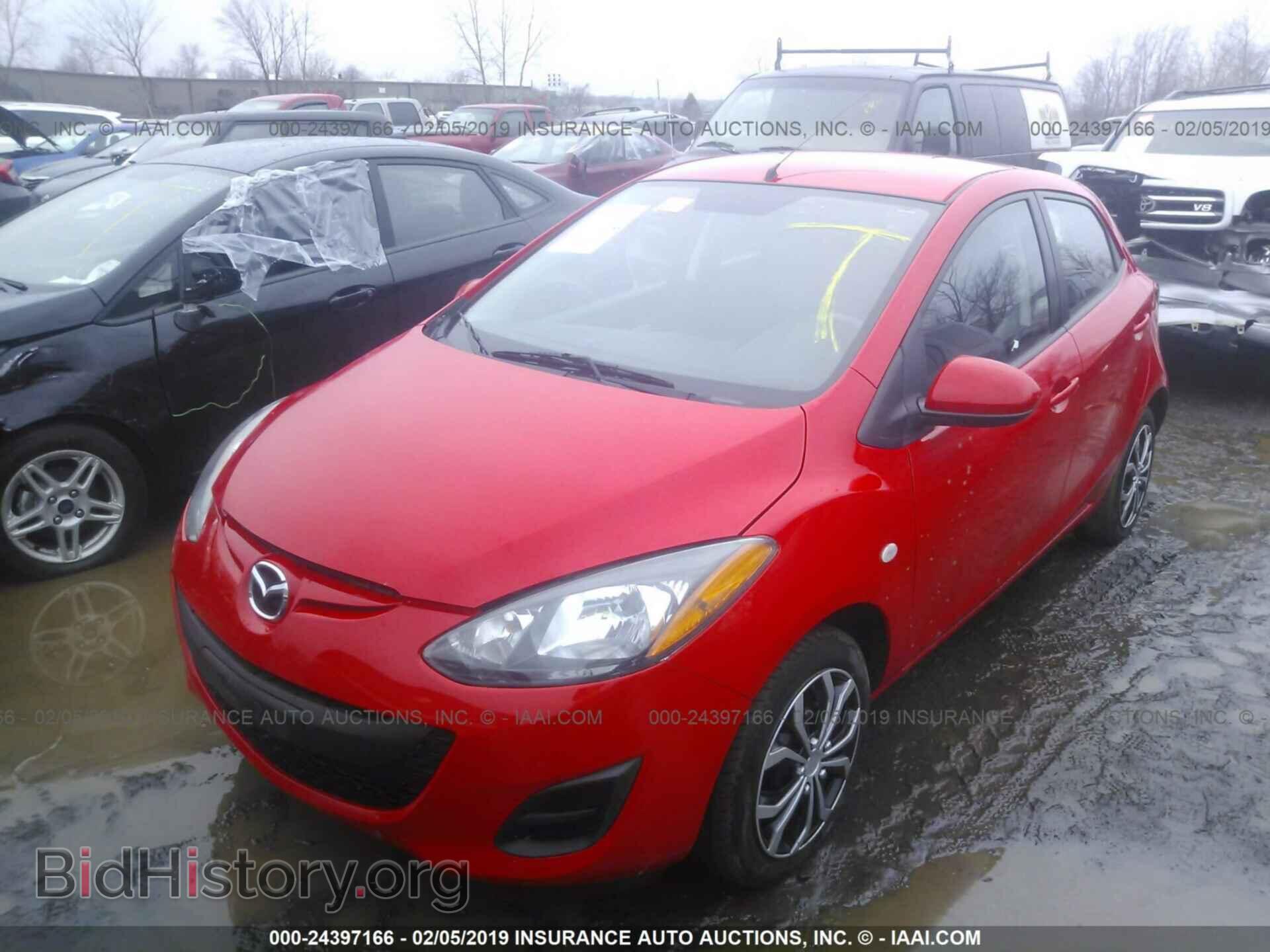 2014 MAZDA MAZDA2 - VIN: JM1DE1KYXE0176976 - Фото 2