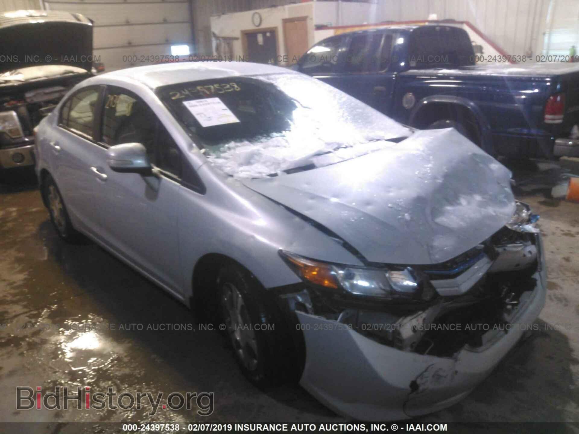 Photo JHMFB4F37CS001604 - HONDA CIVIC 2012