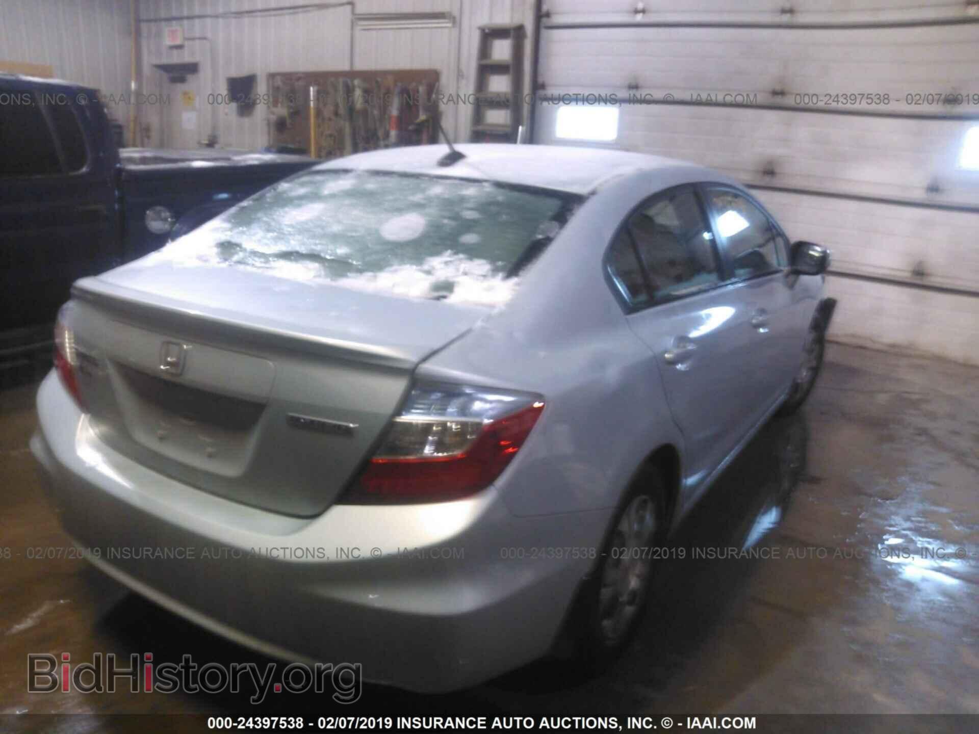 2012 HONDA CIVIC - VIN: JHMFB4F37CS001604 - Фото 4
