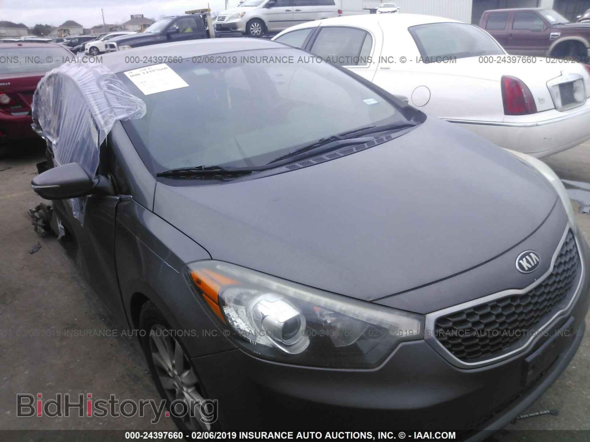 Photo KNAFX4A89E5051313 - KIA FORTE 2014