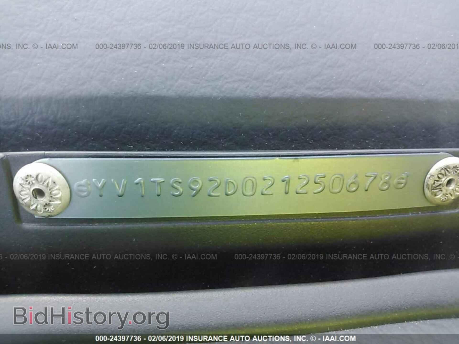 2002 VOLVO S80 - VIN: YV1TS92D021250678 - Фото 9