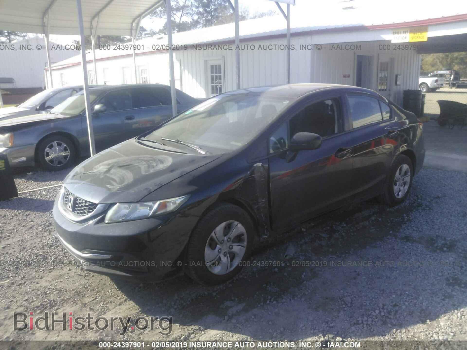 2014 HONDA CIVIC - VIN: 2HGFB2F52EH524628 - Photo 2