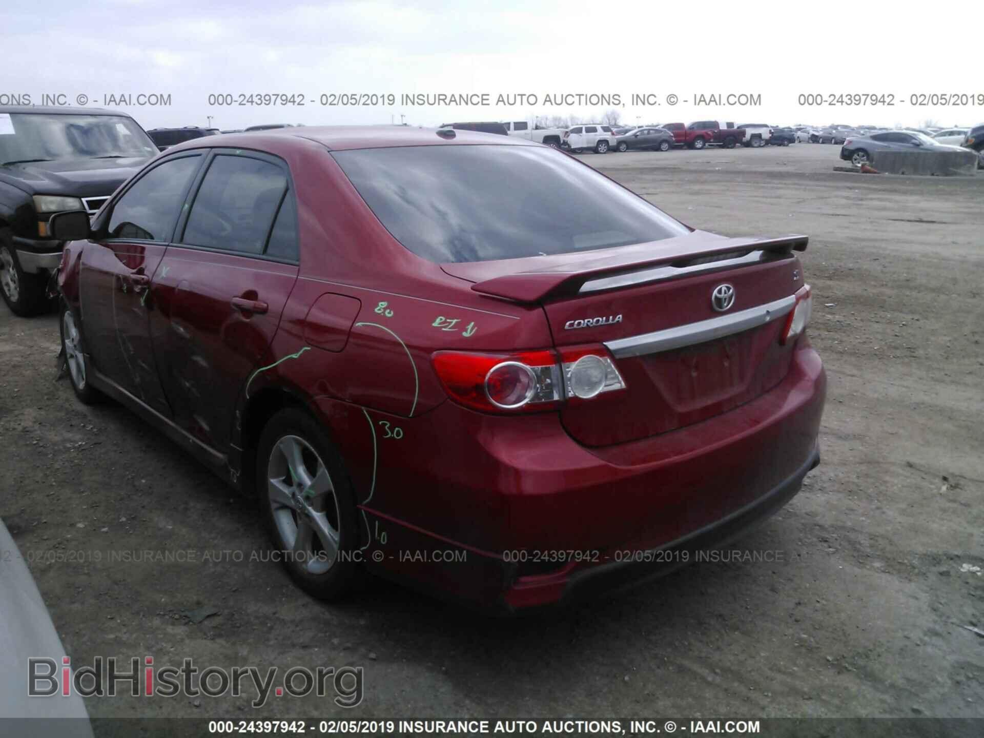 2012 TOYOTA COROLLA - VIN: 5YFBU4EE5CP047155 - Фото 3