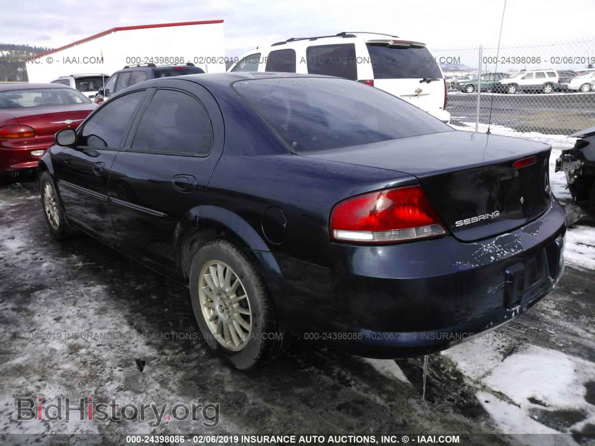 2001 CHRYSLER SEBRING - VIN: 1C3EL56U31N503793 - Фото 3