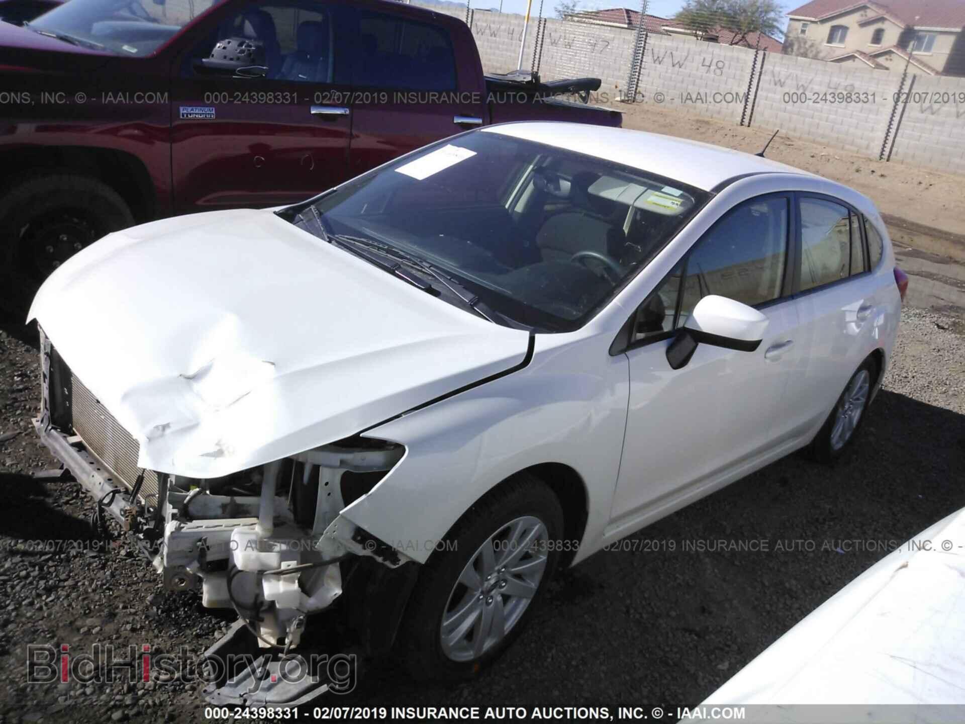 2016 SUBARU IMPREZA - VIN: JF1GPAB62G8330645 - Фото 2