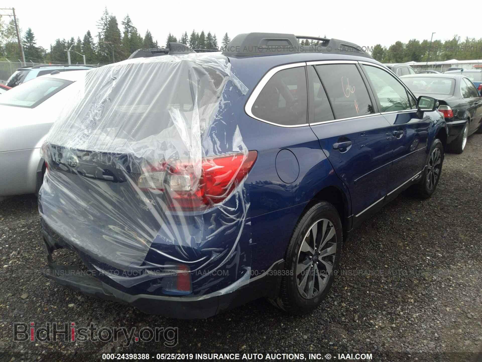 2016 SUBARU OUTBACK - VIN: 4S4BSENC3G3277748 - Фото 4
