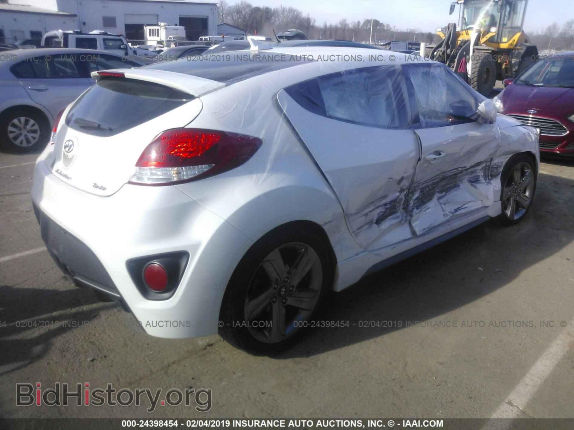 2014 HYUNDAI VELOSTER - VIN: KMHTC6AE9EU211372 - Фото 4
