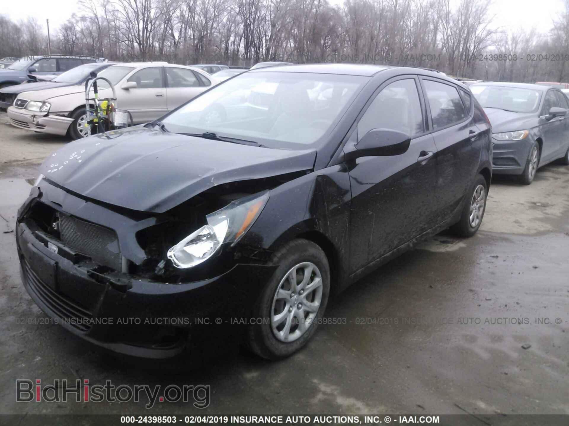 2012 HYUNDAI ACCENT - VIN: KMHCT5AE6CU004073 - Фото 2