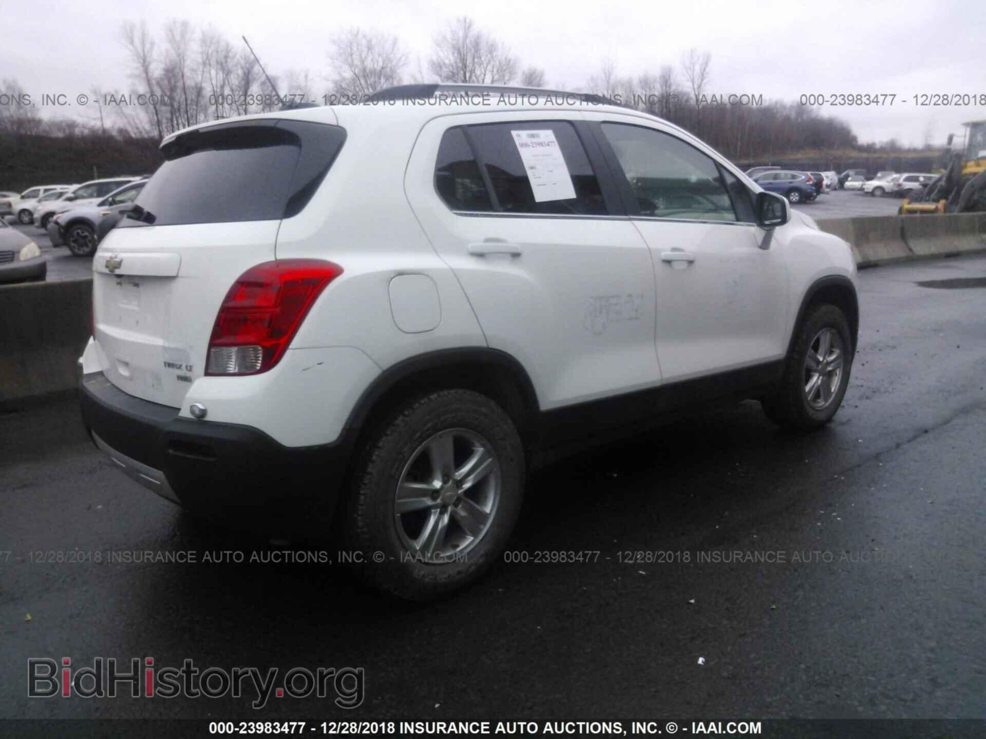 2016 CHEVROLET TRAX - VIN: 3GNCJPSB9GL216676 - Фото 4