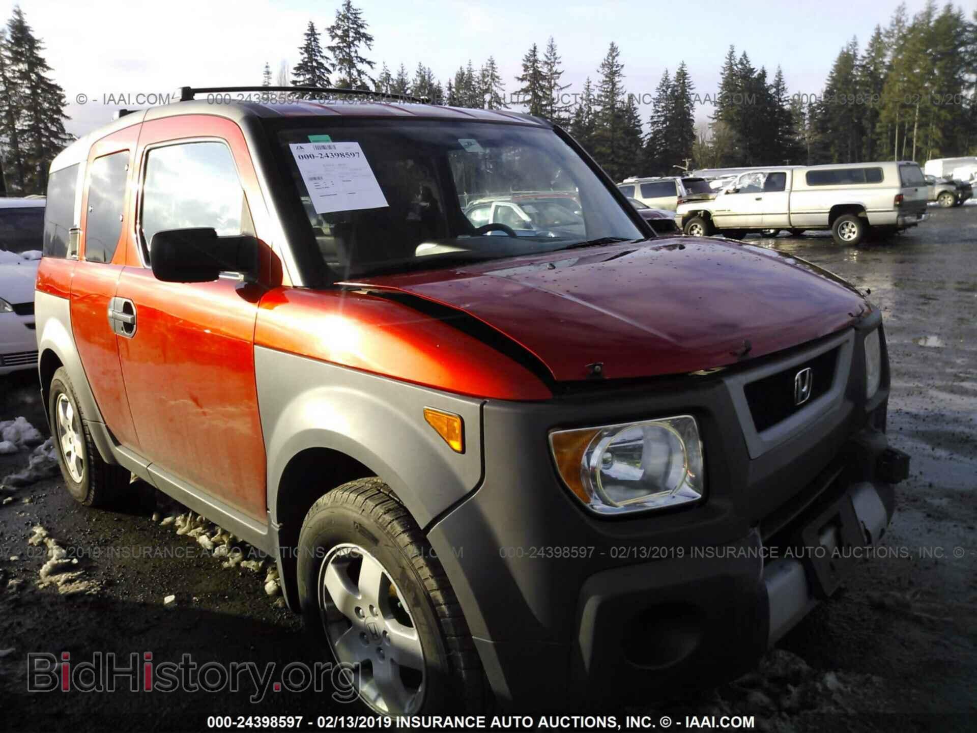 Фотография 5J6YH28533L049584 - HONDA ELEMENT 2003