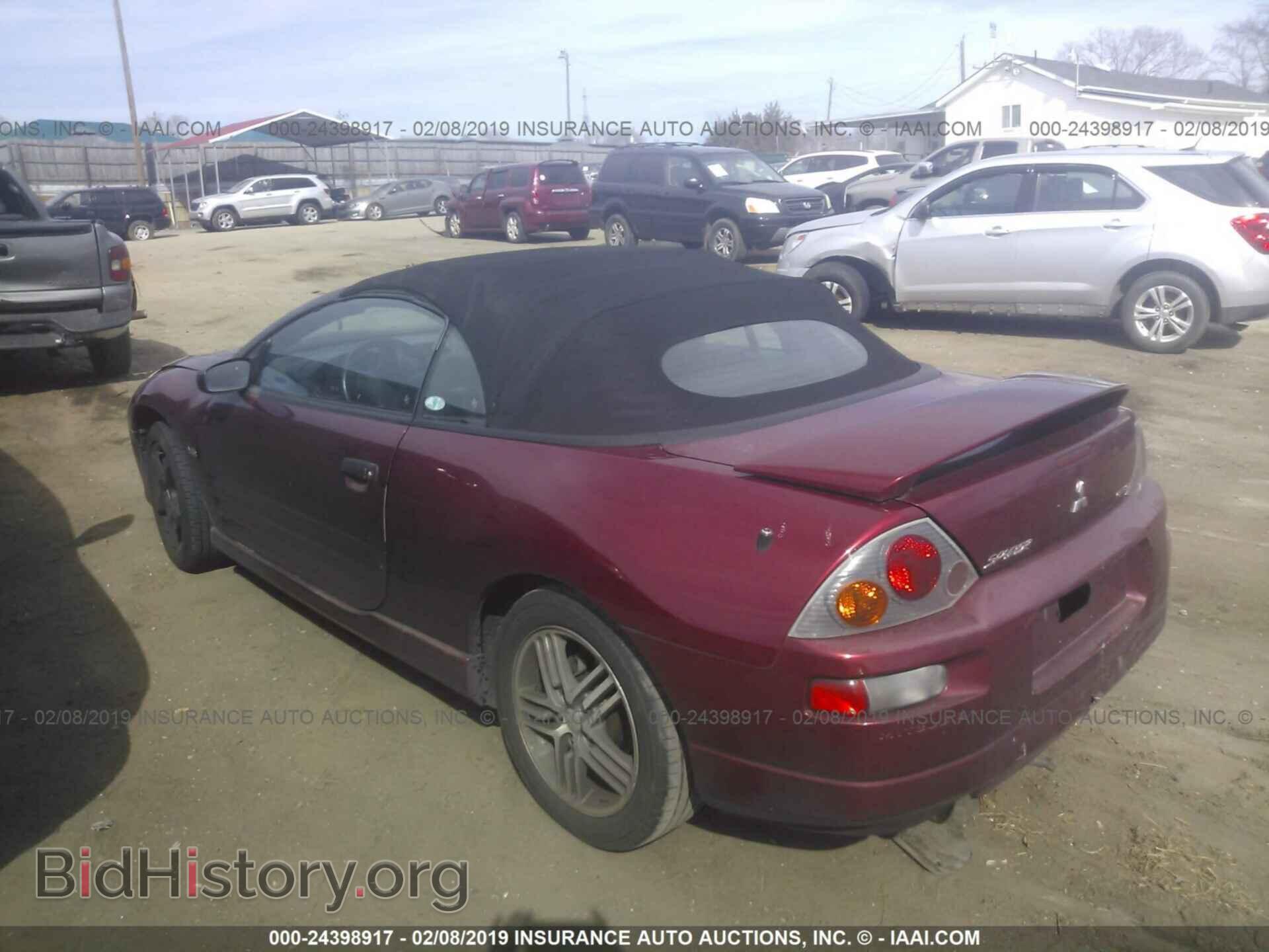 2003 MITSUBISHI ECLIPSE - VIN: 4A3AE75HX3E018605 - Фото 3