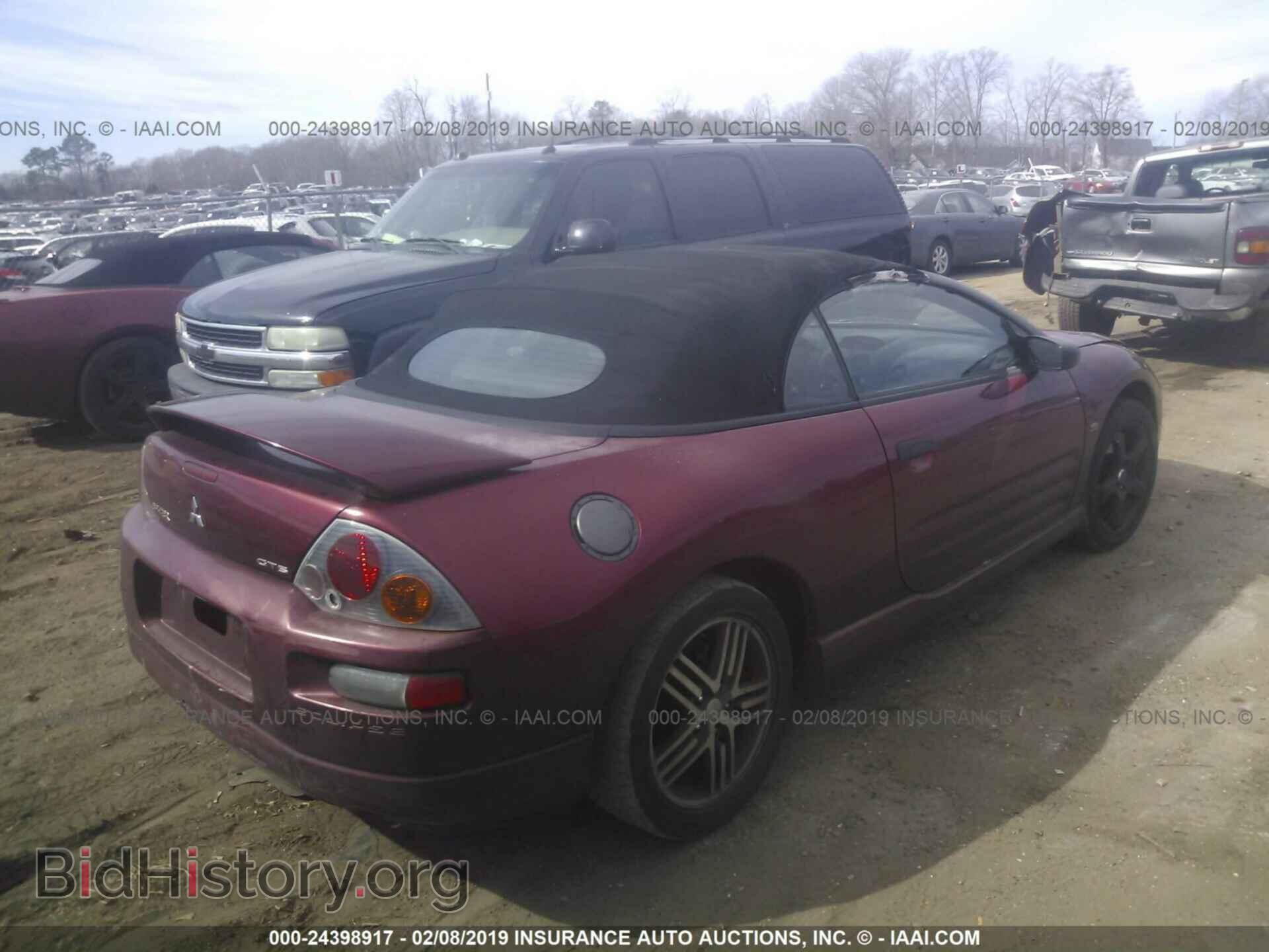 2003 MITSUBISHI ECLIPSE - VIN: 4A3AE75HX3E018605 - Фото 4