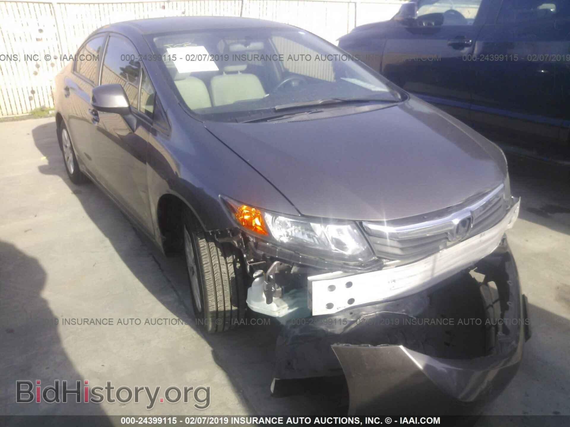 Photo 2HGFB2F52CH555049 - HONDA CIVIC 2012