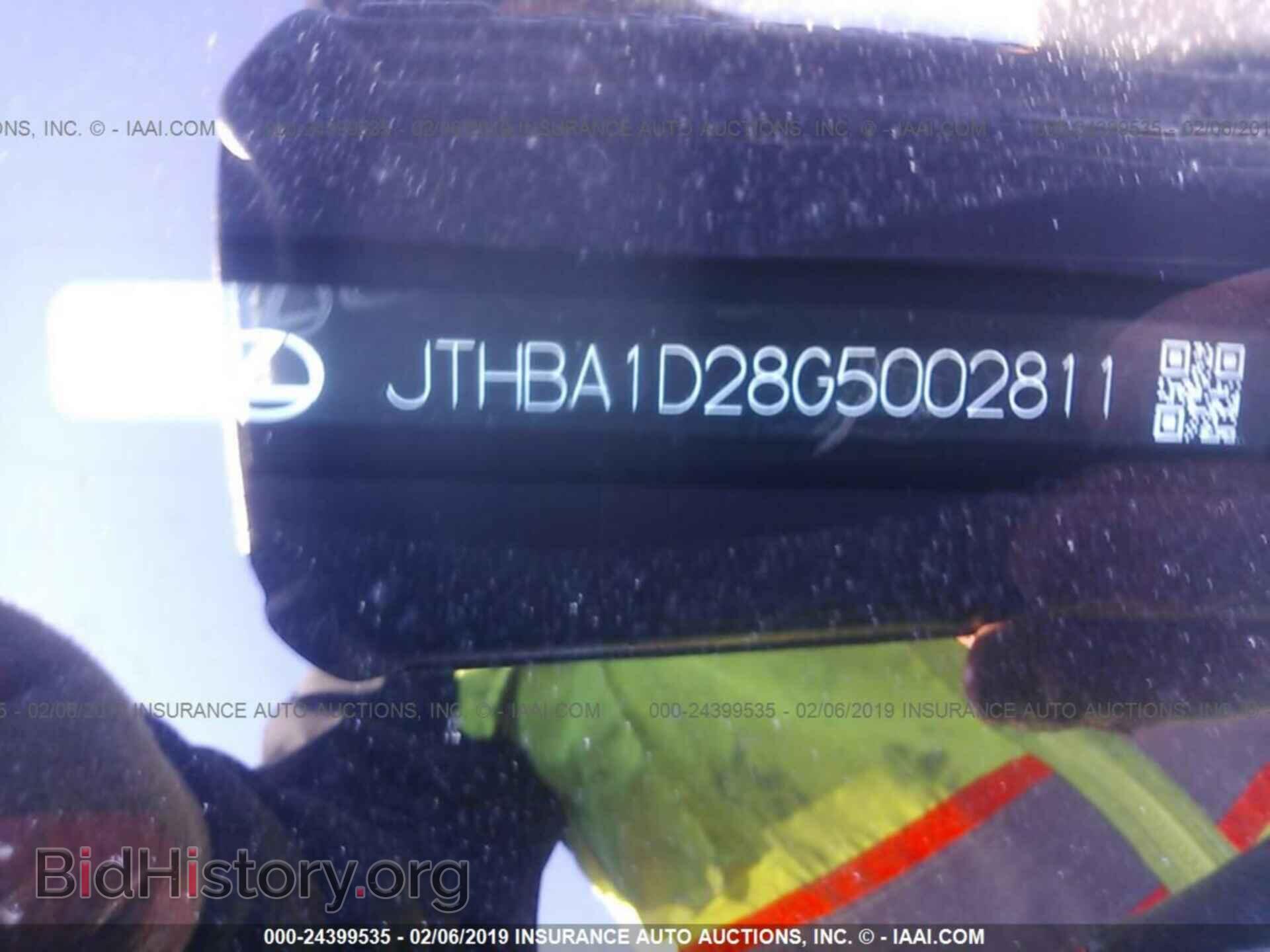 2016 LEXUS IS - VIN: JTHBA1D28G5002811 - Фото 9