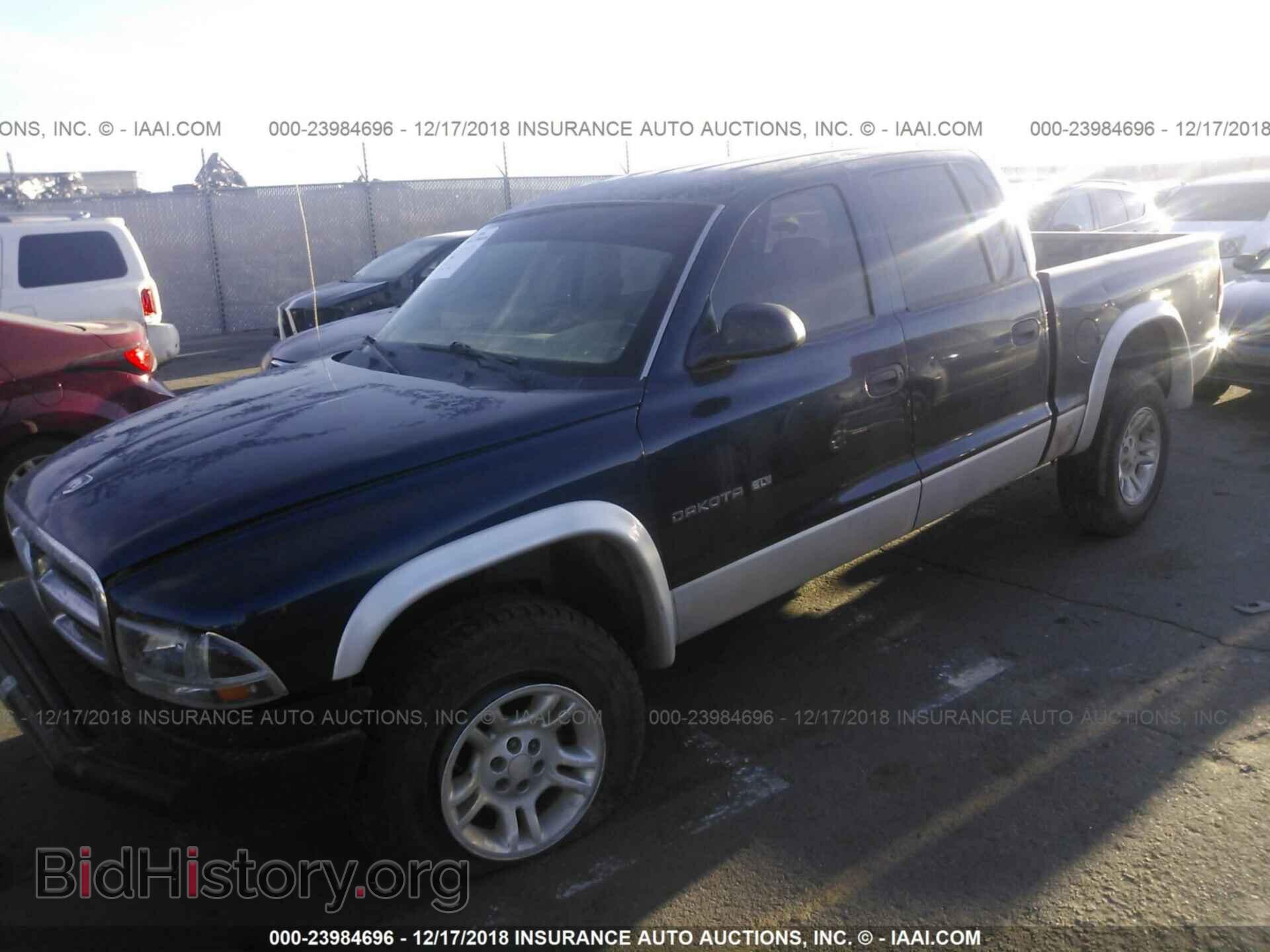 2001 DODGE DAKOTA - VIN: 1B7HG2AN91S262691 - Фото 2
