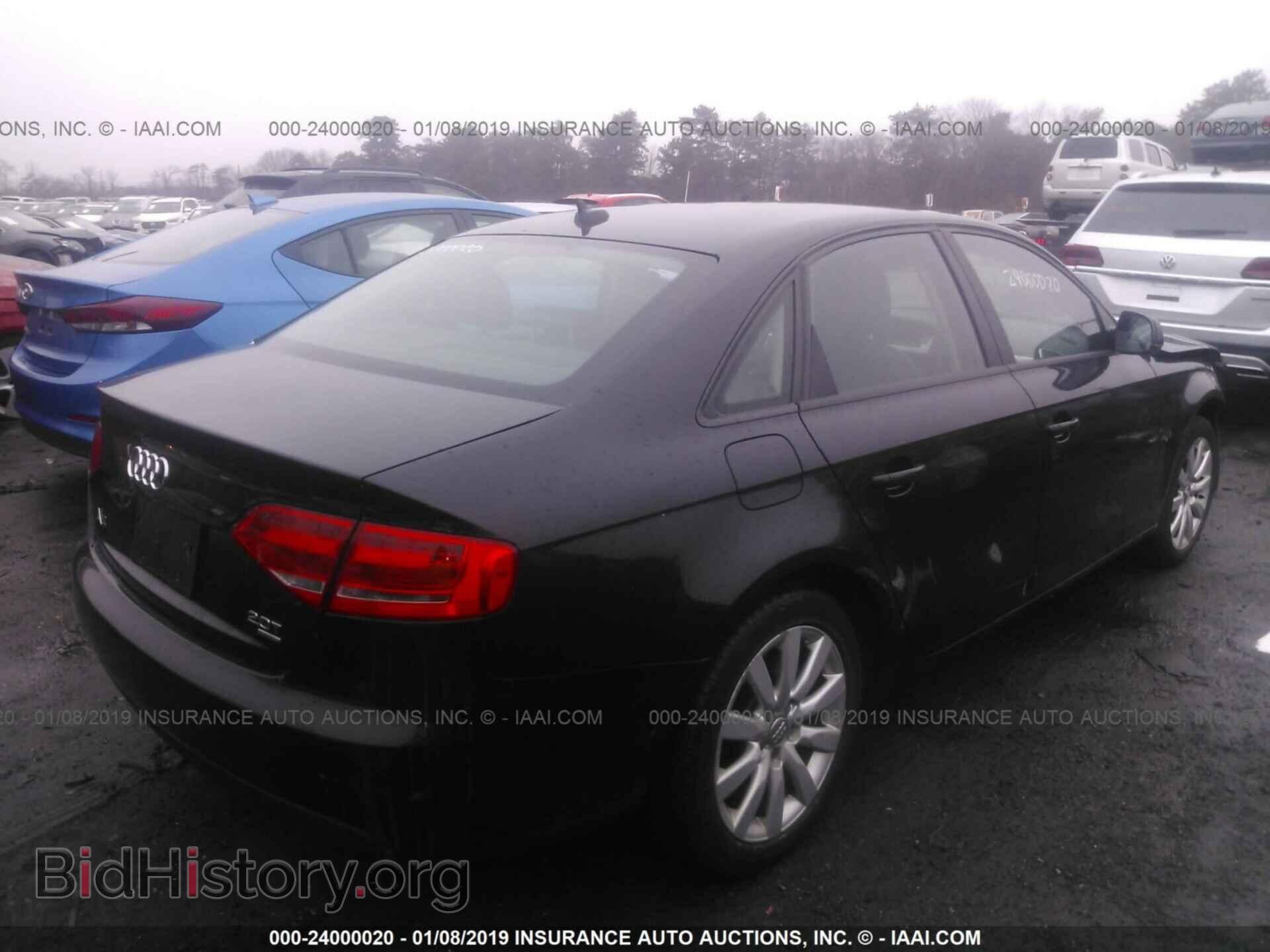 2012 AUDI A4 - VIN: WAUBFAFLXCN011218 - Фото 4