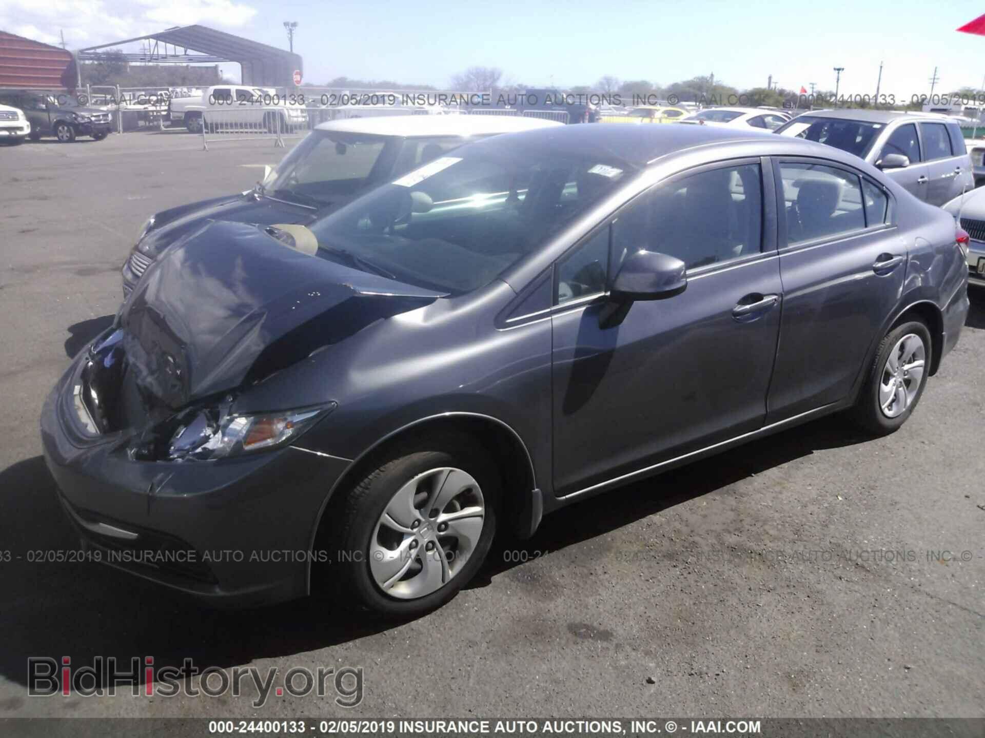 2013 HONDA CIVIC - VIN: 2HGFB2F59DH564123 - Фото 2