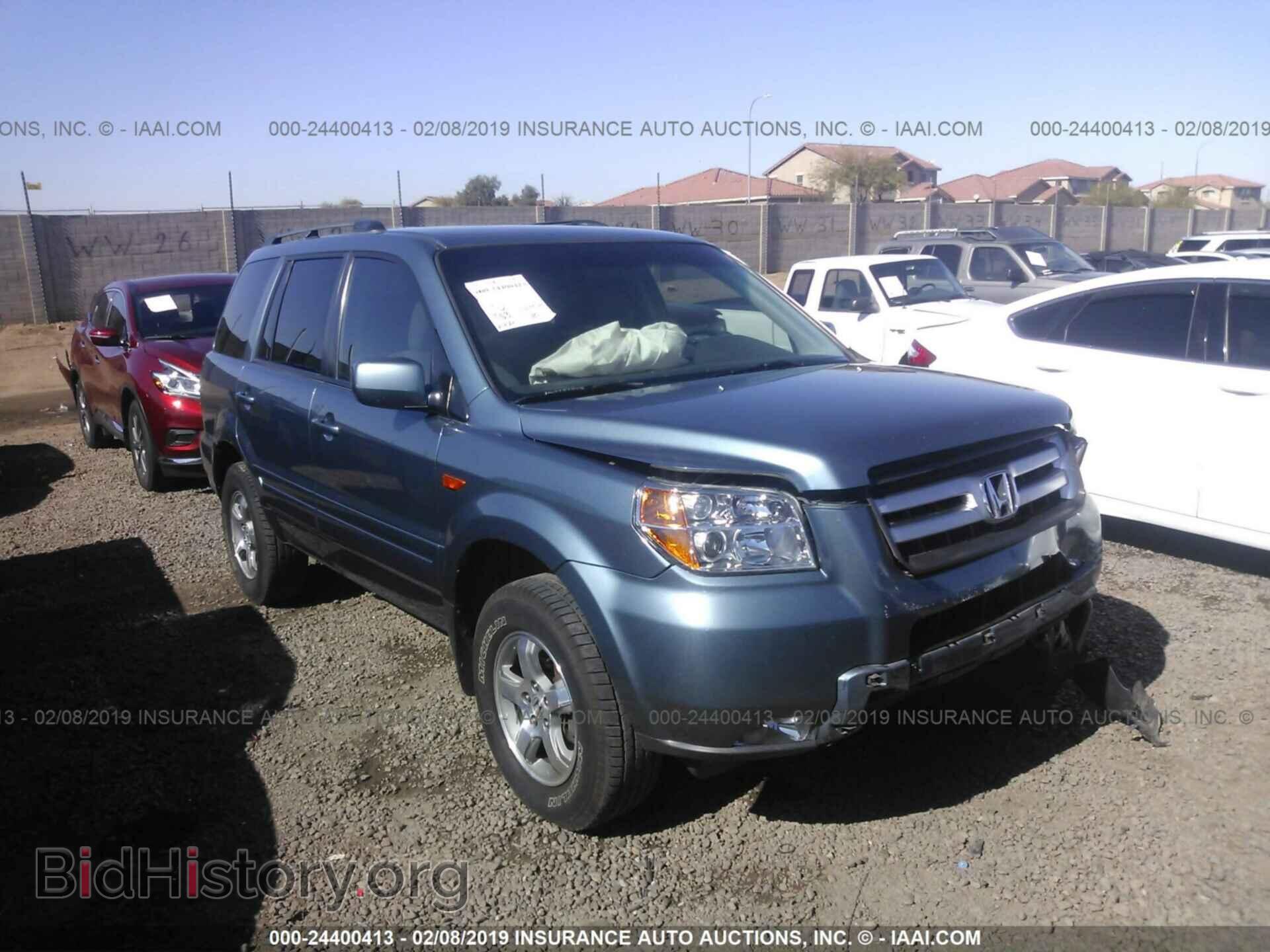 Фотография 5FNYF28477B033898 - HONDA PILOT 2007