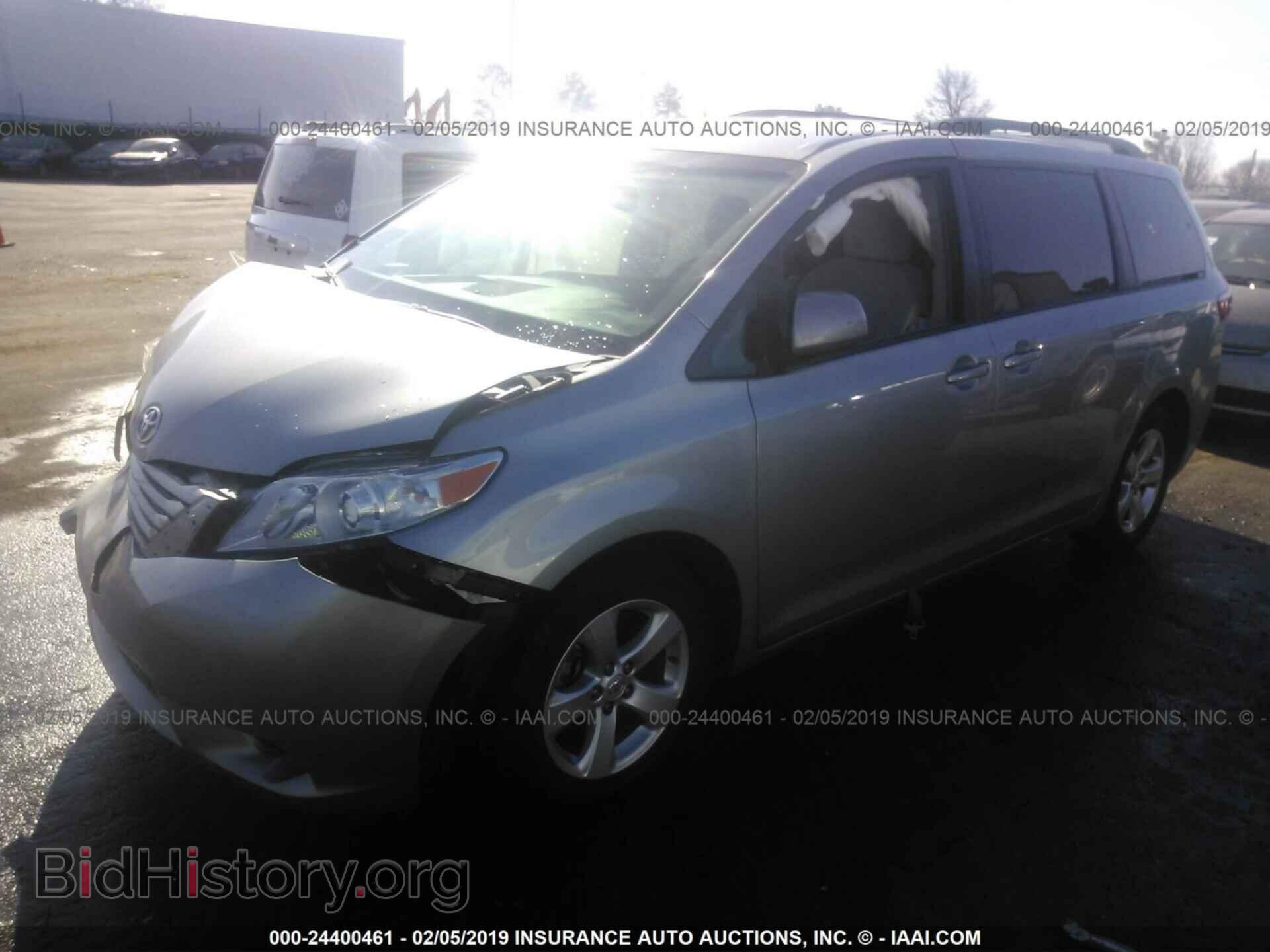 2015 TOYOTA SIENNA - VIN: 5TDKK3DC5FS654149 - Фото 2