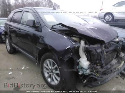 2007 Ford EDGE SEL, черный — VIN 2FMDK38C57BB71357, IAAI