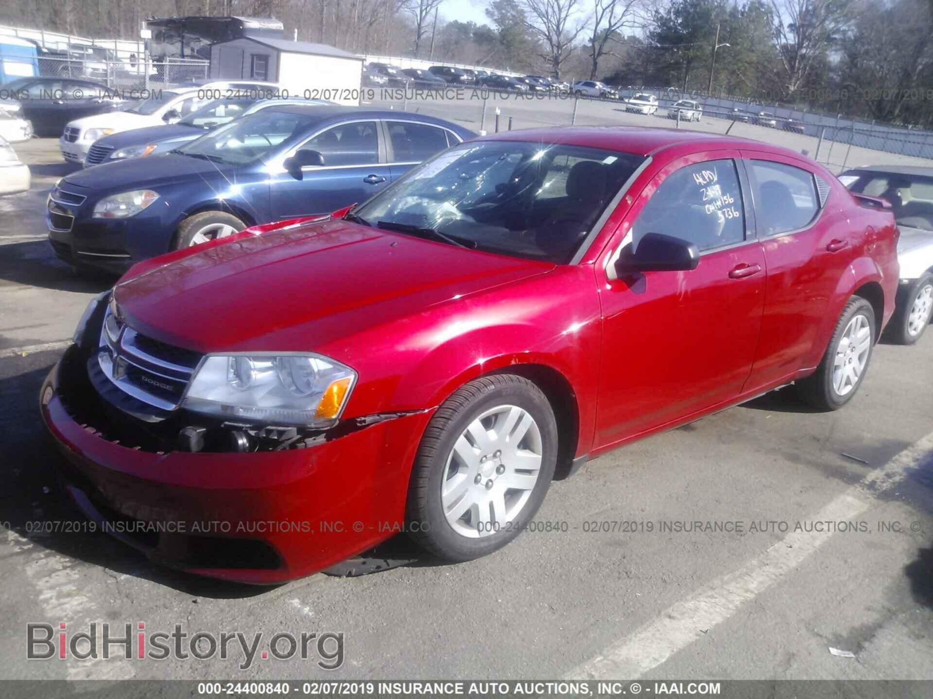 2013 DODGE AVENGER - VIN: 1C3CDZAB0DN605736 - Фото 2