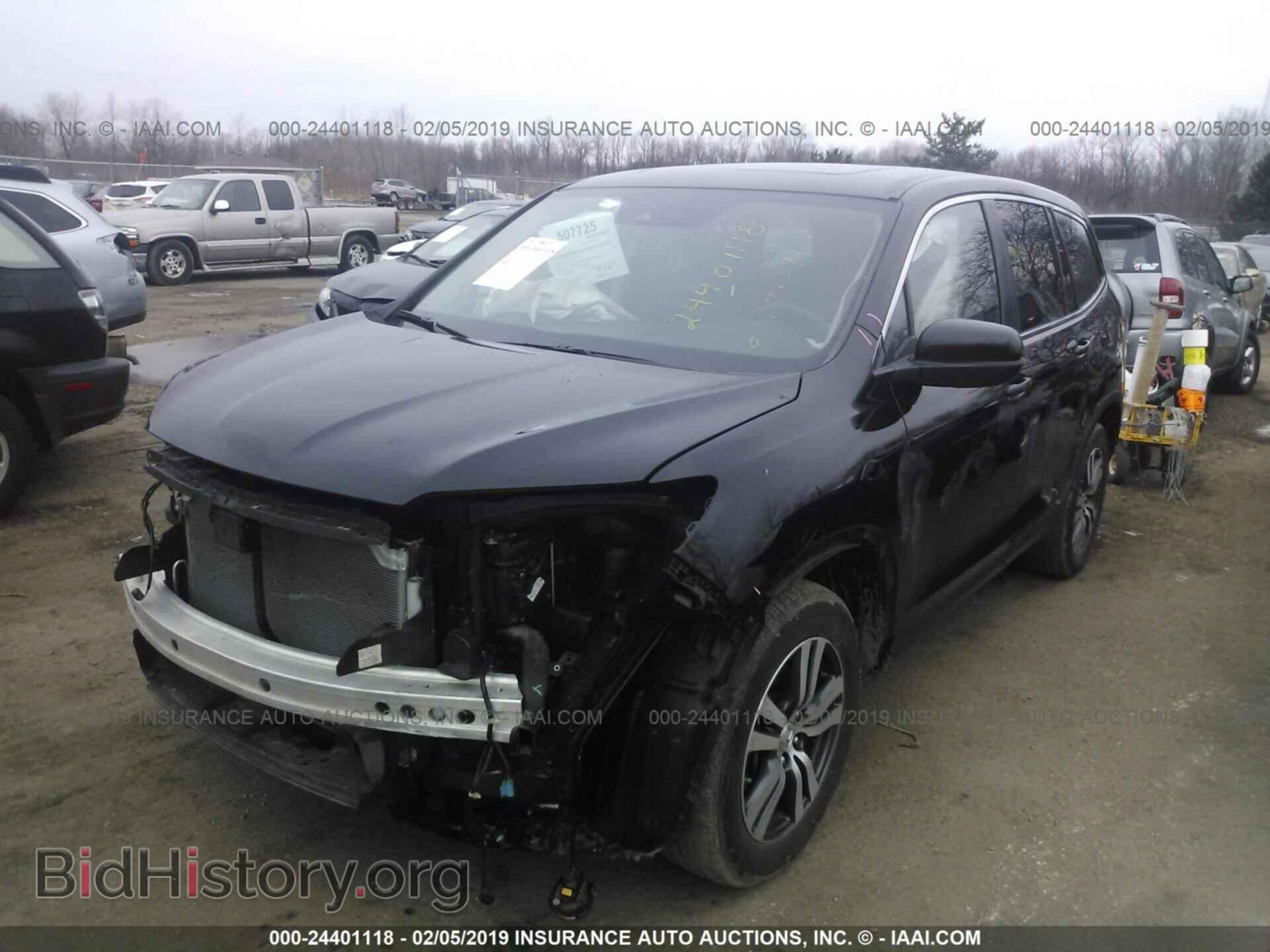2016 HONDA PILOT - VIN: 5FNYF6H60GB077105 - Фото 2