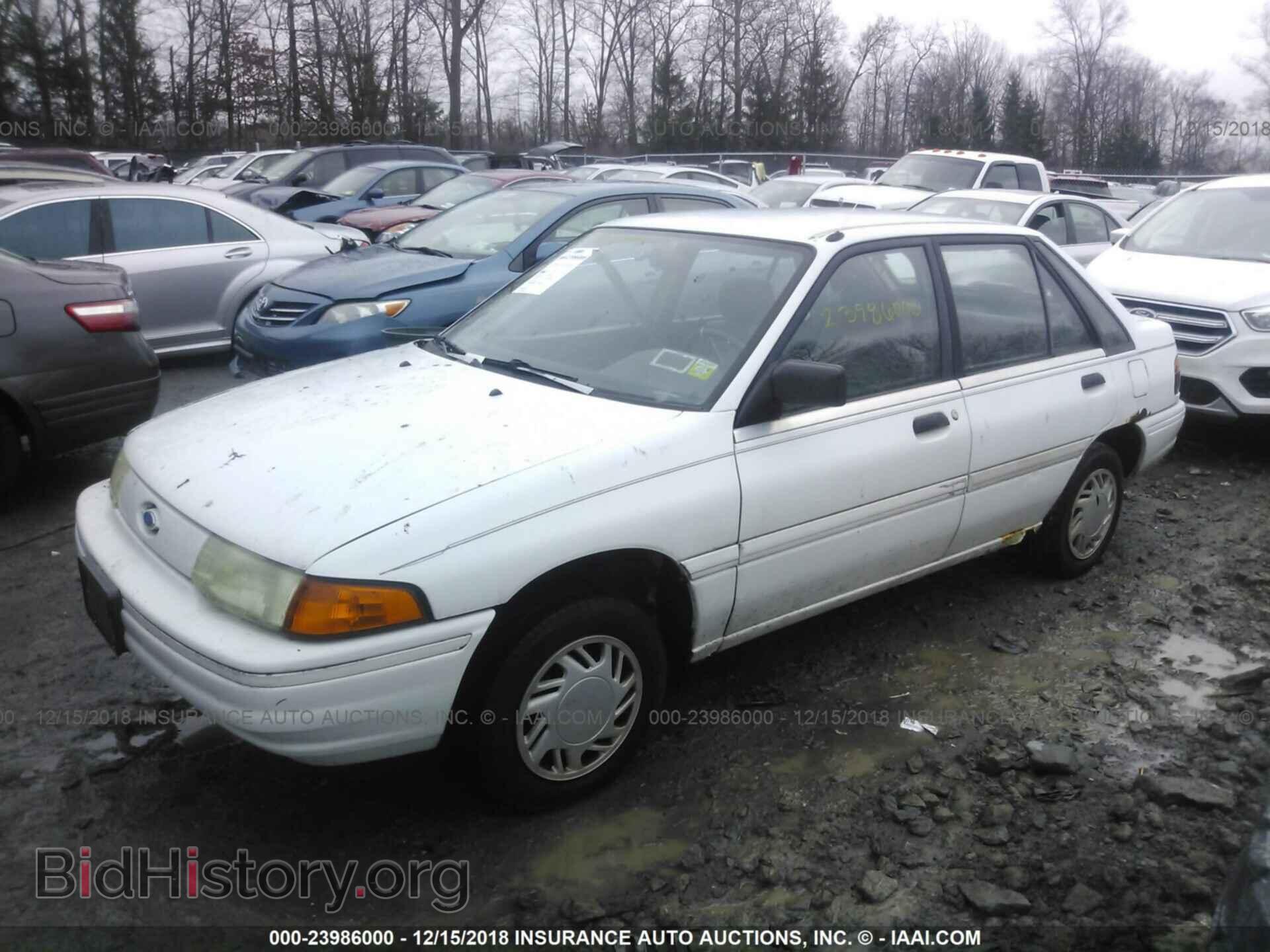 1993 FORD ESCORT - VIN: 1FAPP14JXPW270126 - Фото 2