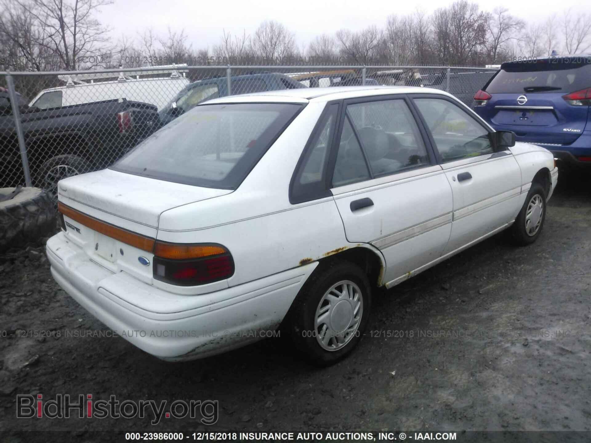 1993 FORD ESCORT - VIN: 1FAPP14JXPW270126 - Фото 4