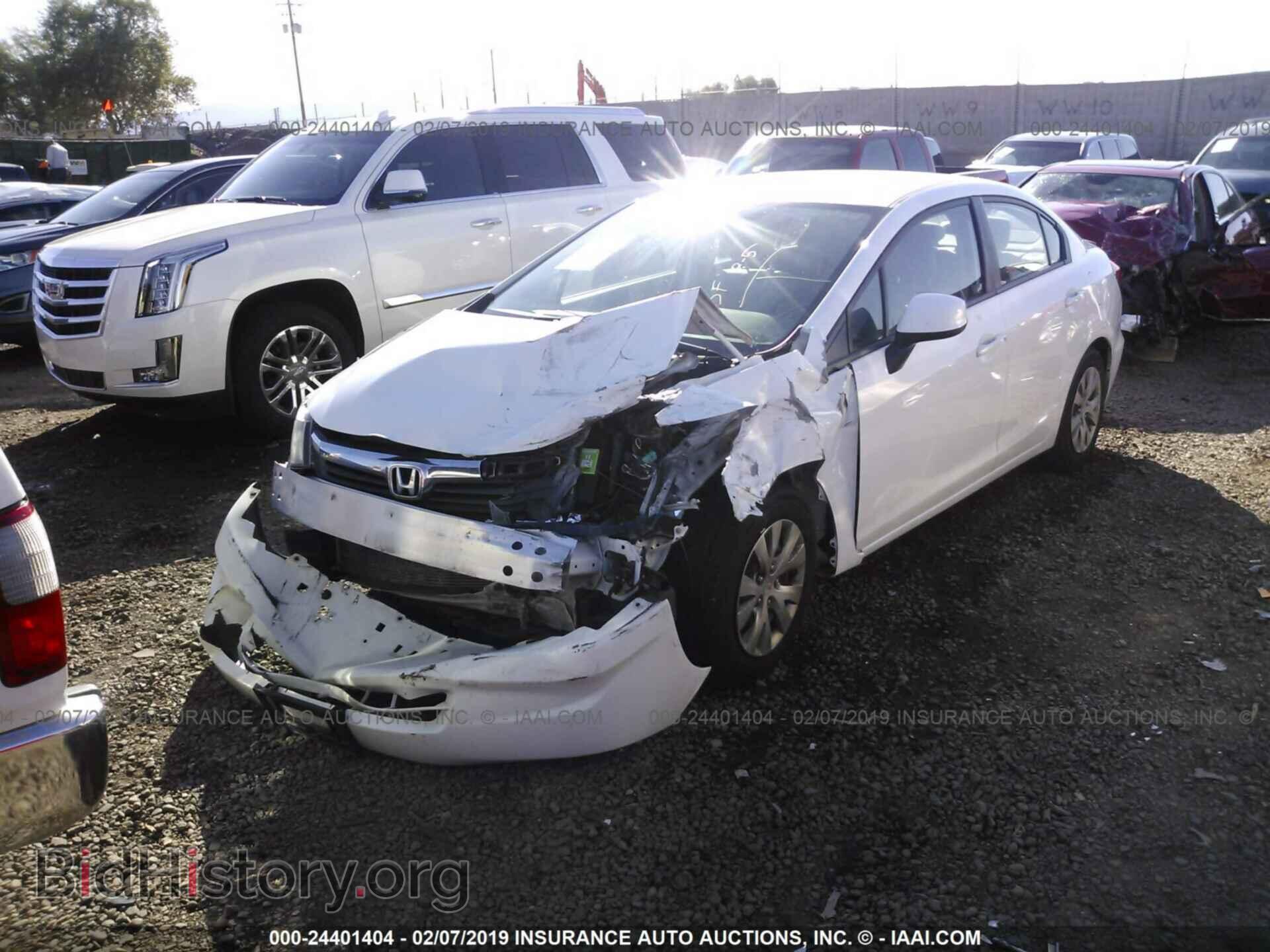 2012 HONDA CIVIC - VIN: 19XFB2F53CE343481 - Фото 2