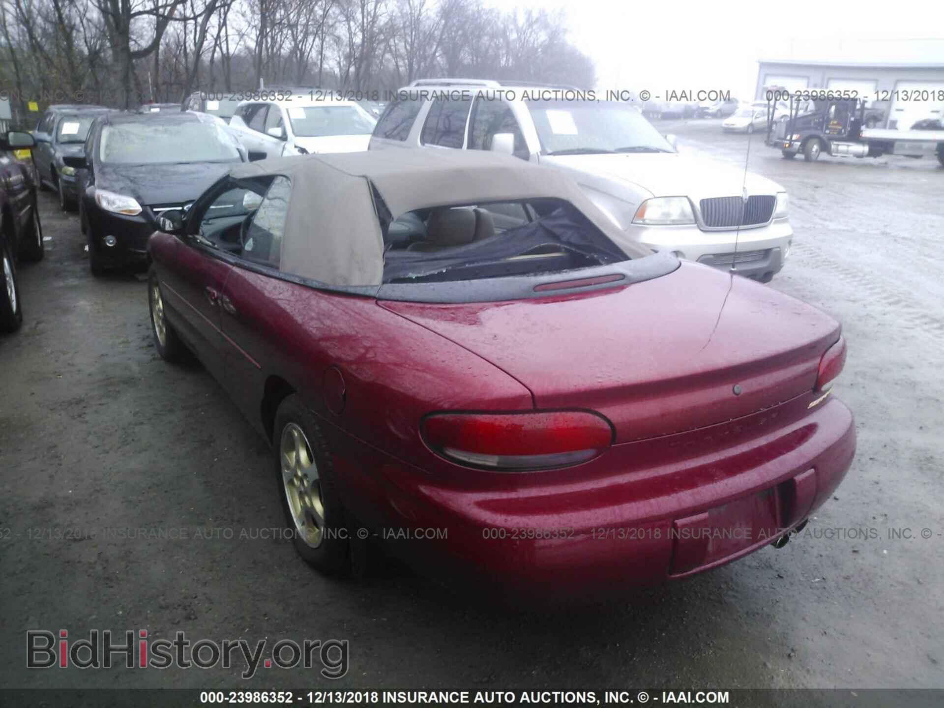 1998 CHRYSLER SEBRING - VIN: 3C3EL55H0WT201907 - Фото 3