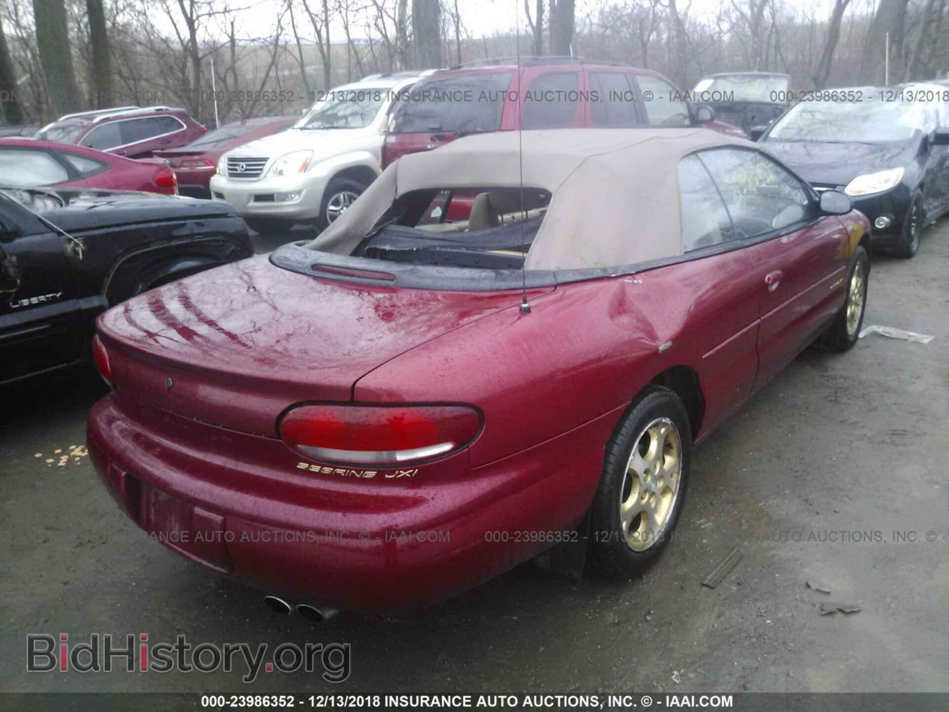 1998 CHRYSLER SEBRING - VIN: 3C3EL55H0WT201907 - Фото 4