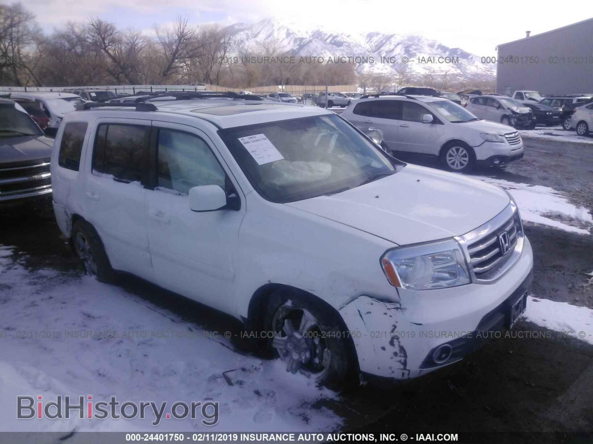 Photo 5FNYF4H51EB054067 - HONDA PILOT 2014