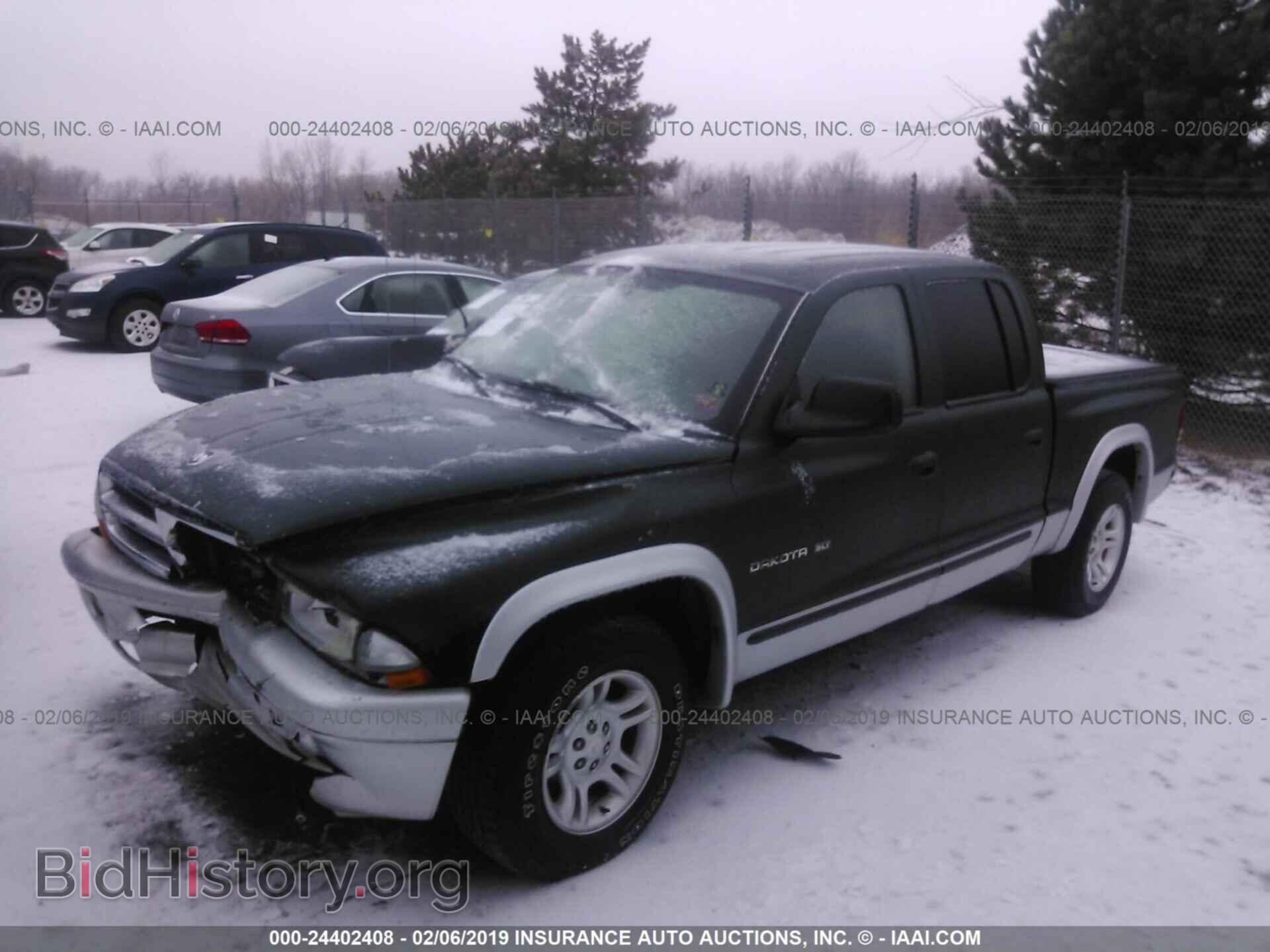 2002 DODGE DAKOTA - VIN: 1B7HL48N02S607735 - Фото 2