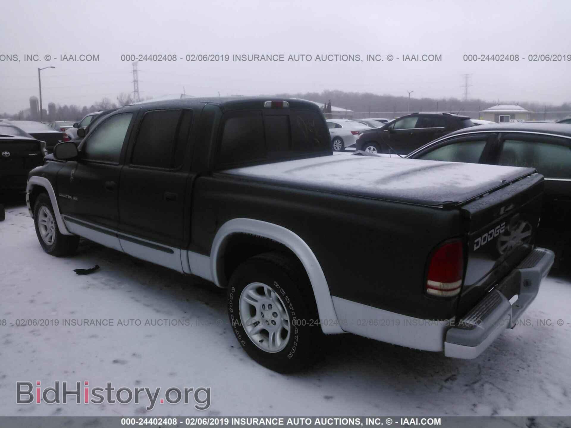2002 DODGE DAKOTA - VIN: 1B7HL48N02S607735 - Фото 3