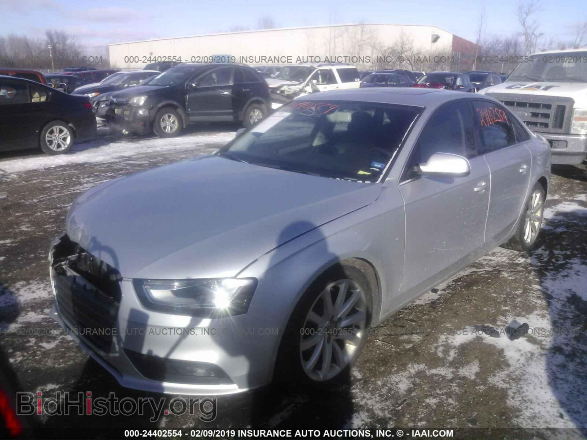 2013 AUDI A4 - VIN: WAUFFAFL1DN019467 - Фото 2