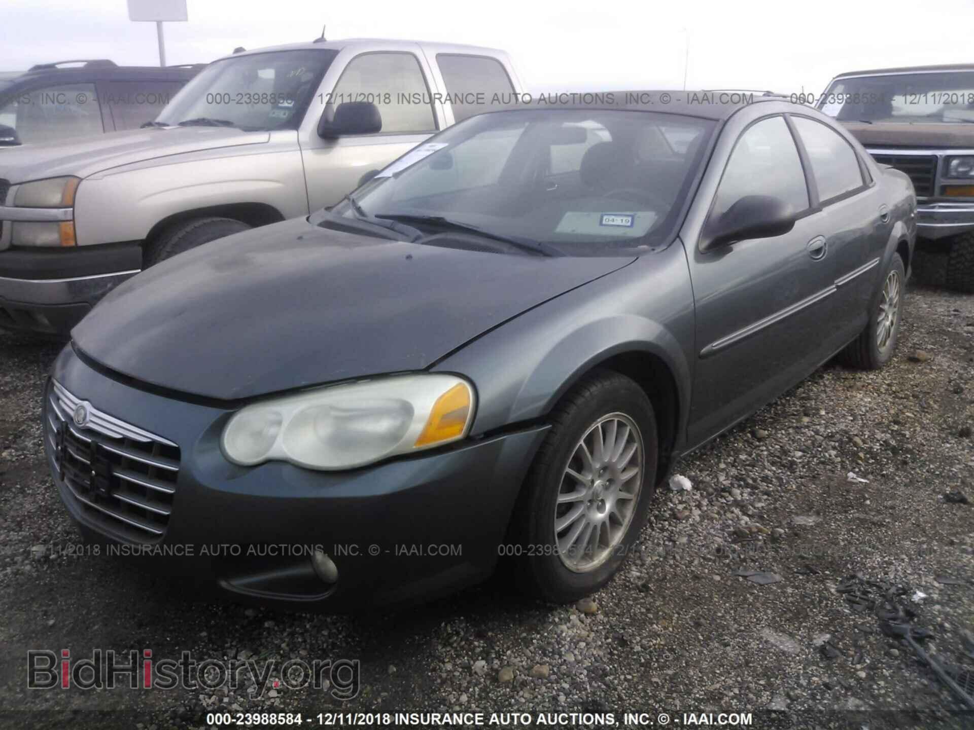 2004 CHRYSLER SEBRING - VIN: 1C3EL56T24N187797 - Фото 2