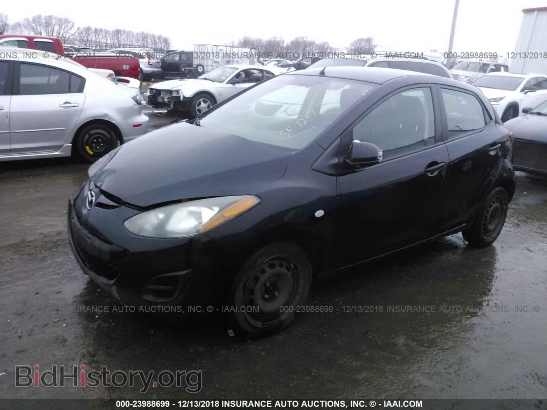 2011 MAZDA MAZDA2 - VIN: JM1DE1HY4B0123449 - Фото 2