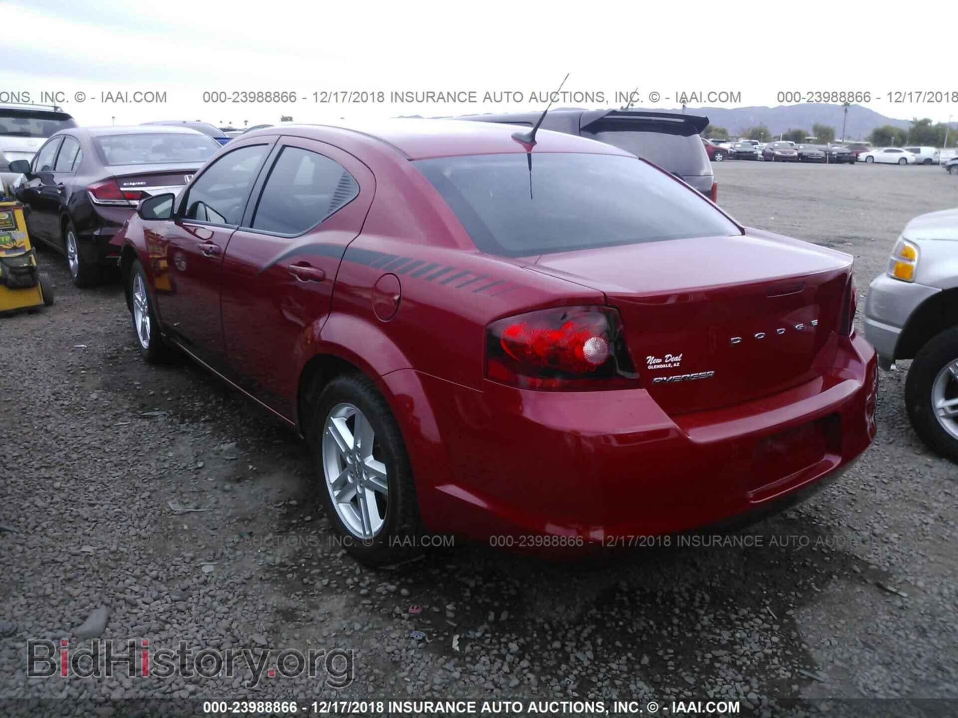 2011 DODGE AVENGER - VIN: 1B3BD1FB8BN526525 - Фото 3