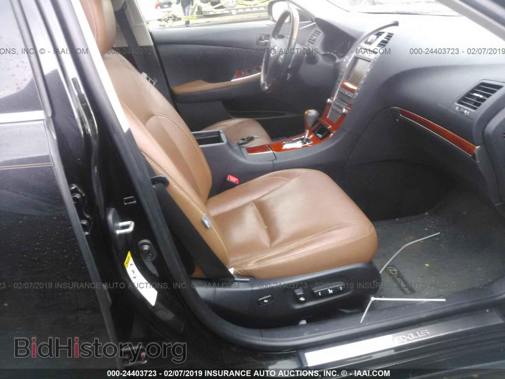 2012 LEXUS ES - VIN: JTHBK1EGXC2480375 - Фото 5