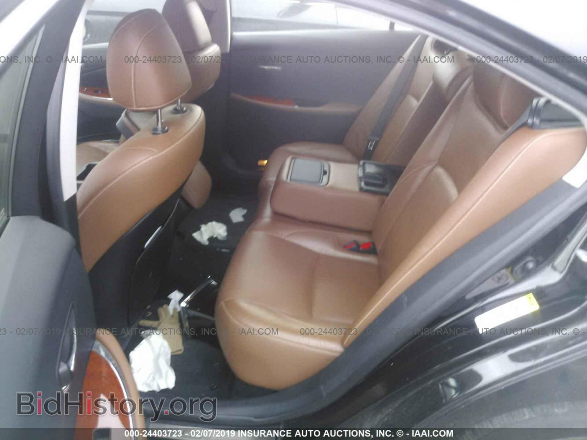 2012 LEXUS ES - VIN: JTHBK1EGXC2480375 - Фото 8