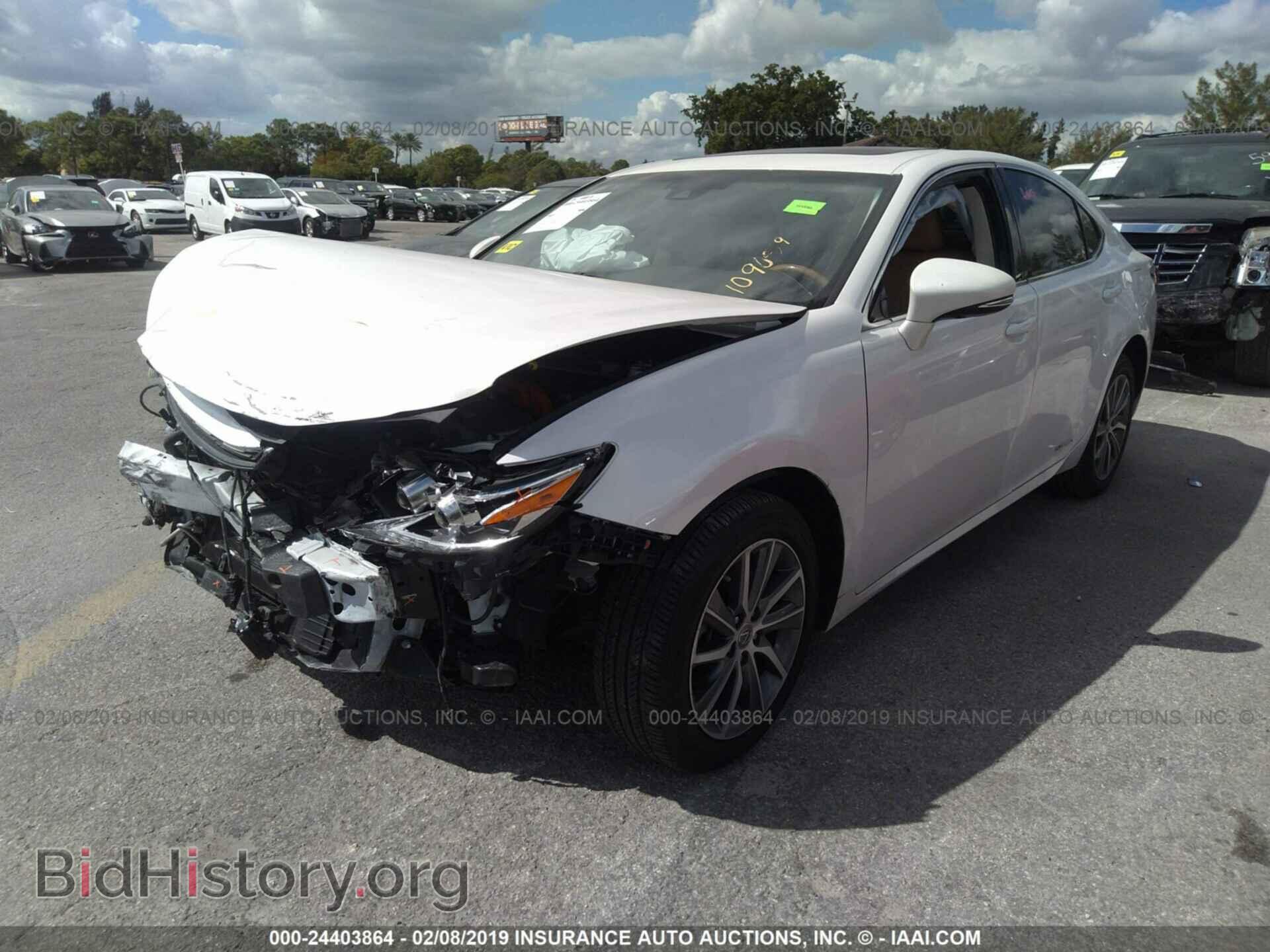 2016 LEXUS ES - VIN: JTHBW1GGXG2109059 - Фото 2