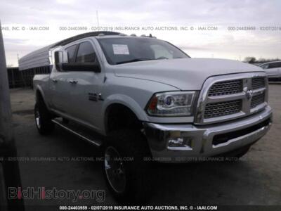 2013 RAM 2500 Laramie, white — VIN 3C6UR5NL4DG600164, IAAI
