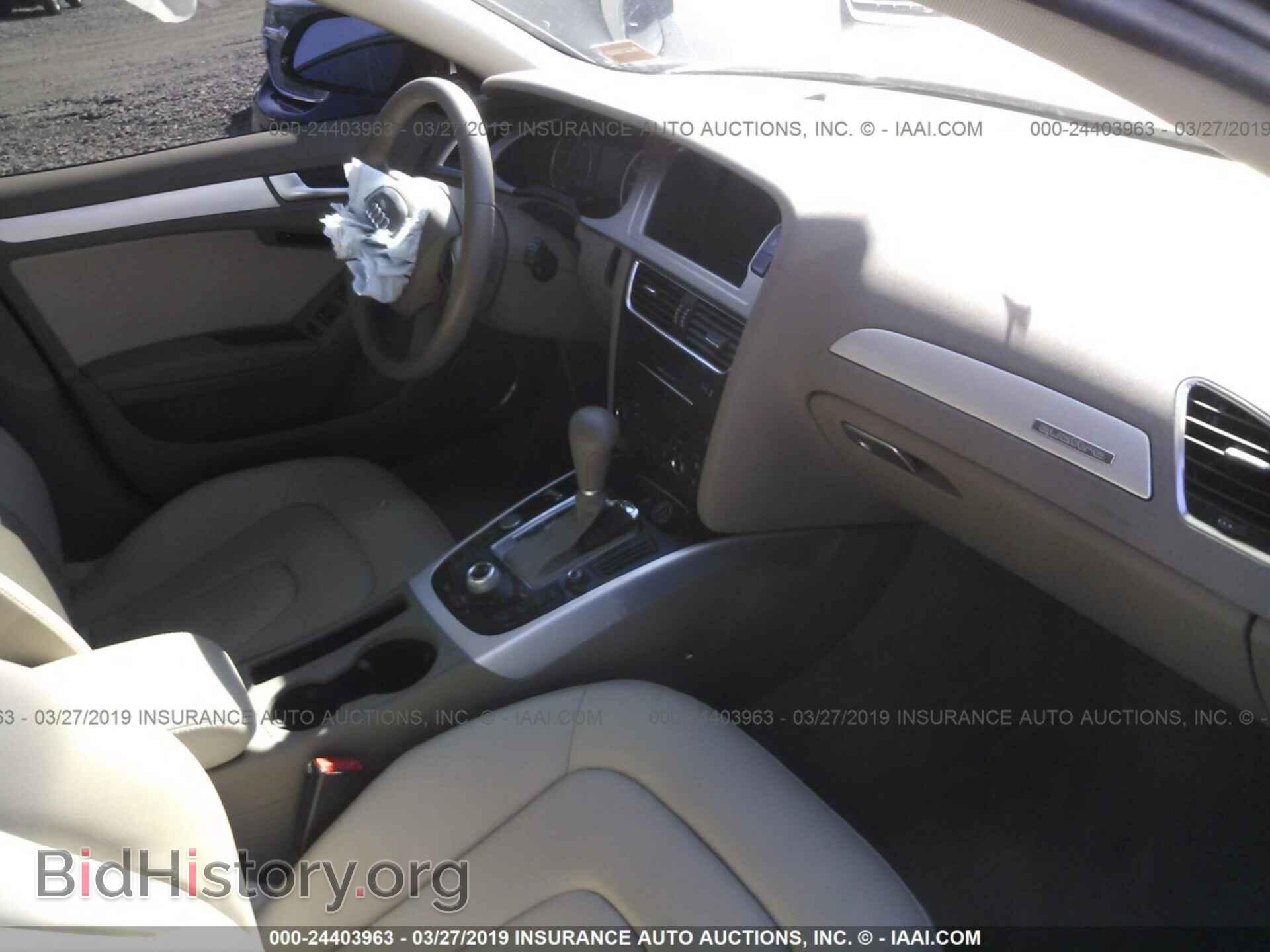 2012 AUDI A4 - VIN: WAUKFAFL7CA115382 - Photo 5