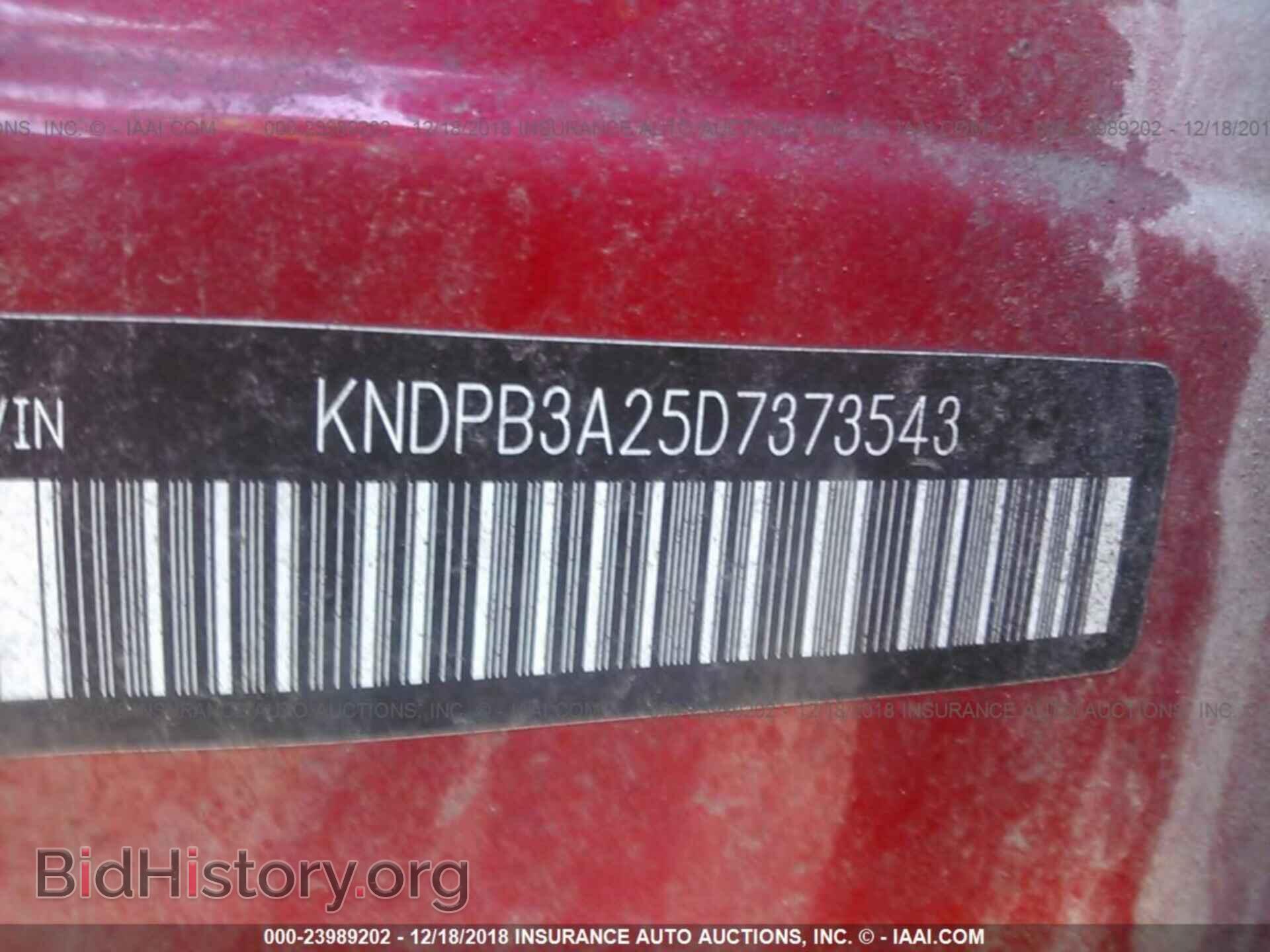 2013 KIA SPORTAGE - VIN: KNDPB3A25D7373543 - Фото 9